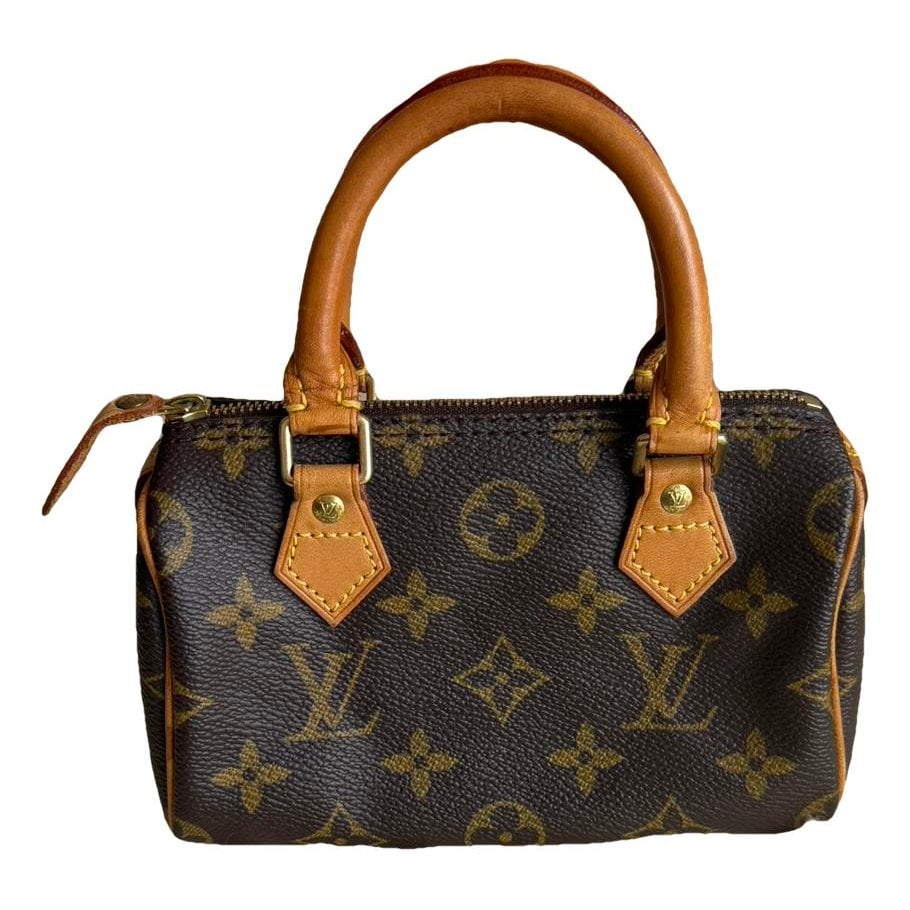 Nano Speedy / Mini HL leather handbag