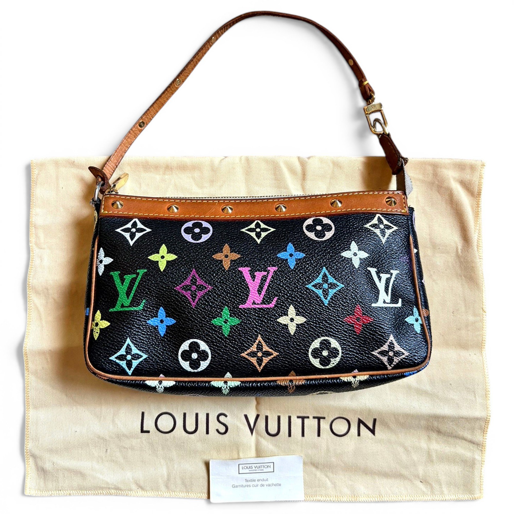 Pochette Accessoire leather handbag