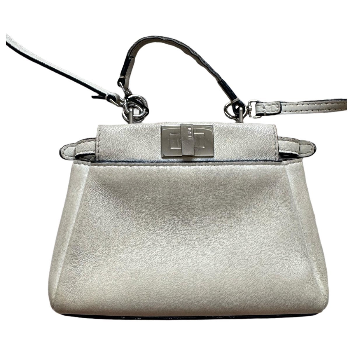 Peekaboo leather handbag