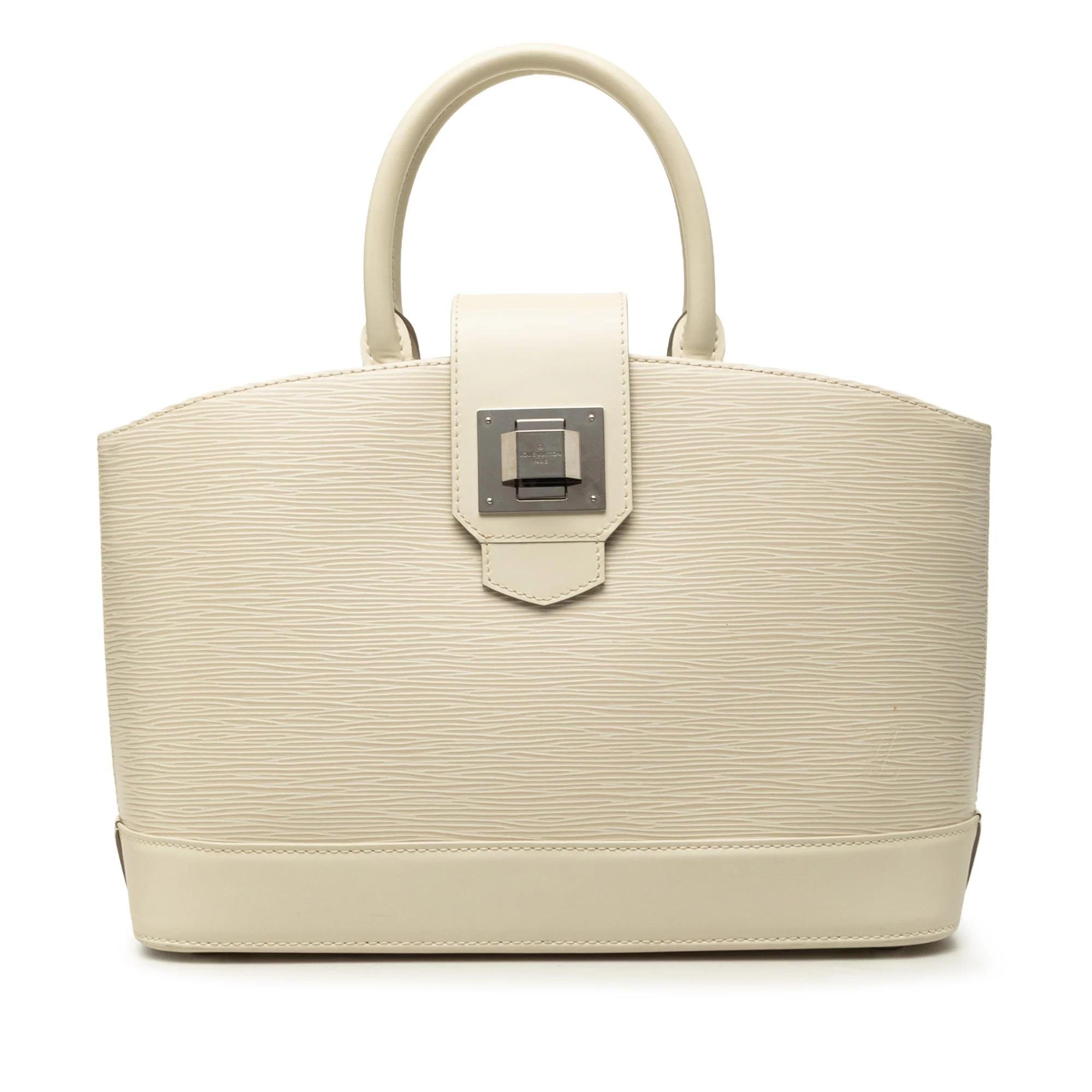 Twist leather handbag