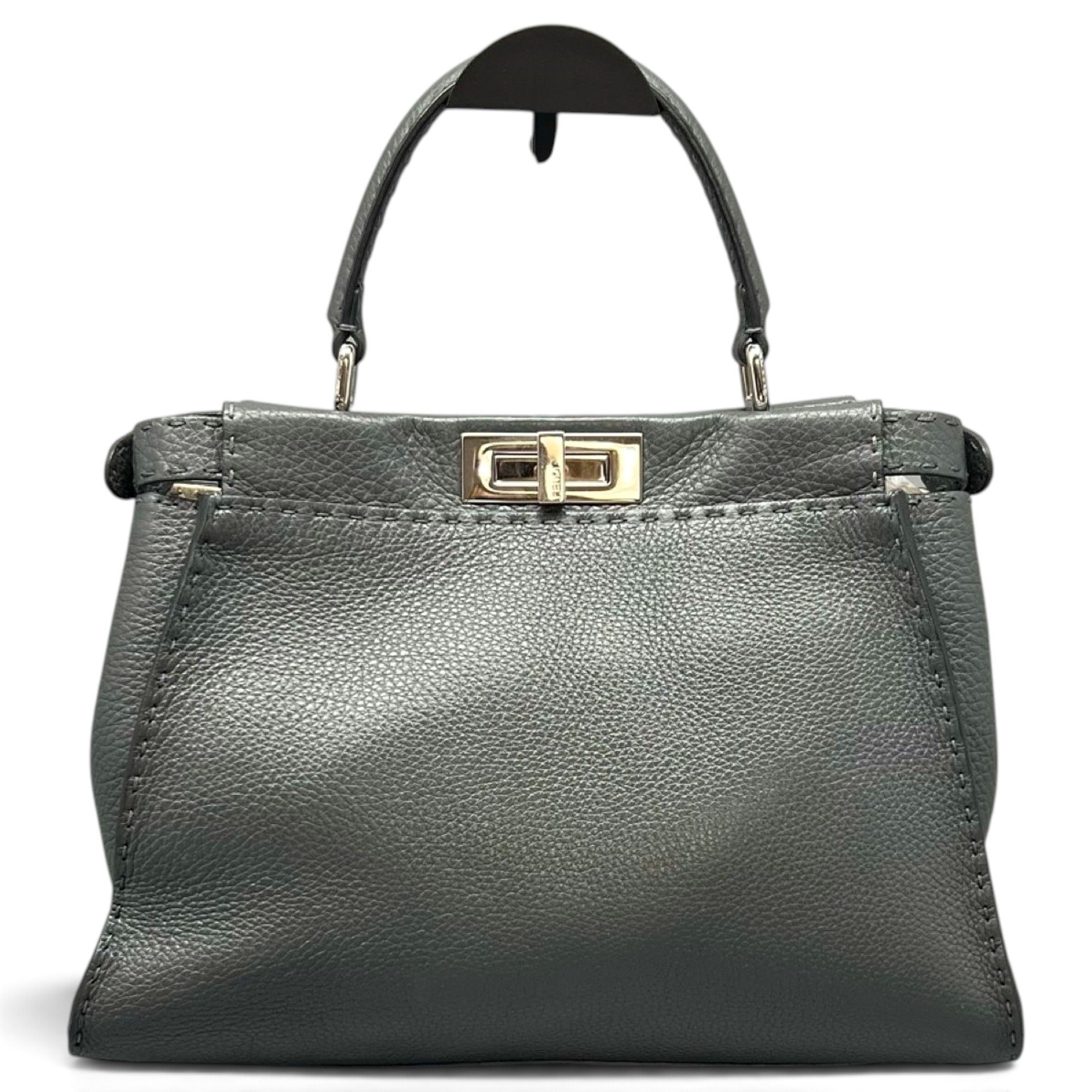Peekaboo leather handbag