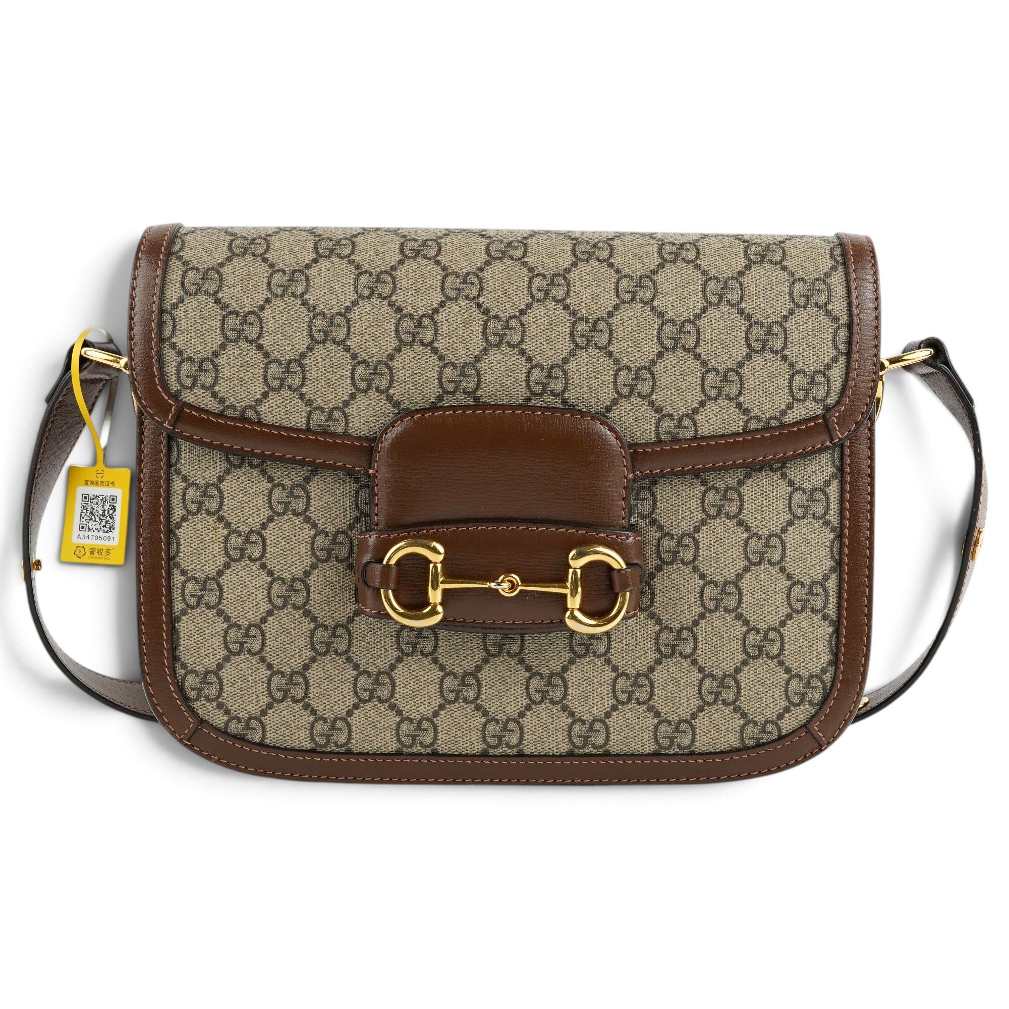 Horsebit 1955 patent leather crossbody bag
