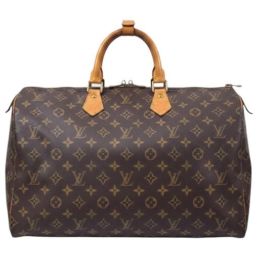 Speedy leather handbag