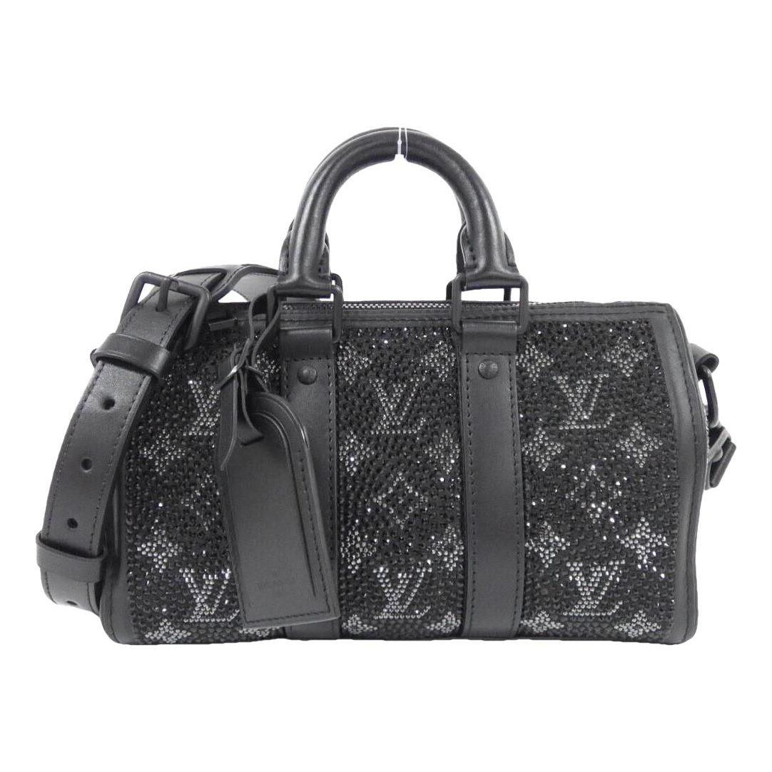 Keepall leather travel bag