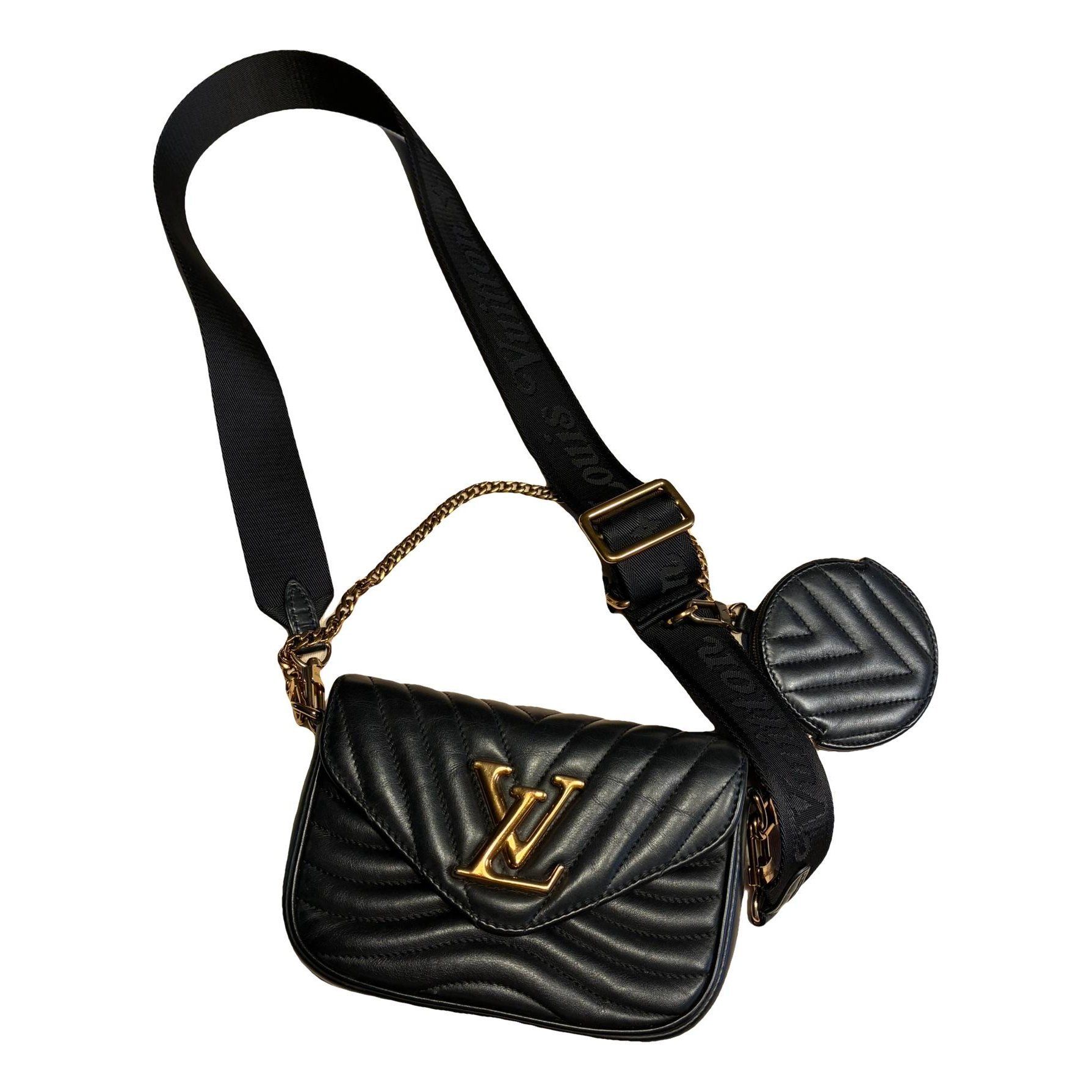 Leather clutch bag
