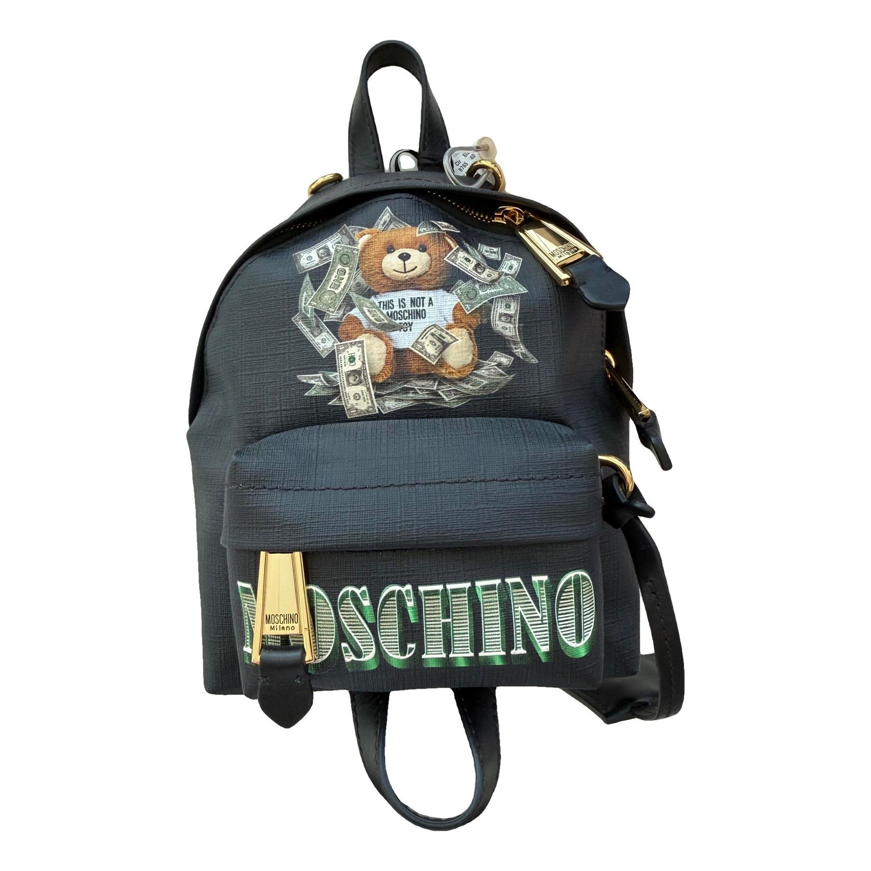 Leather backpack