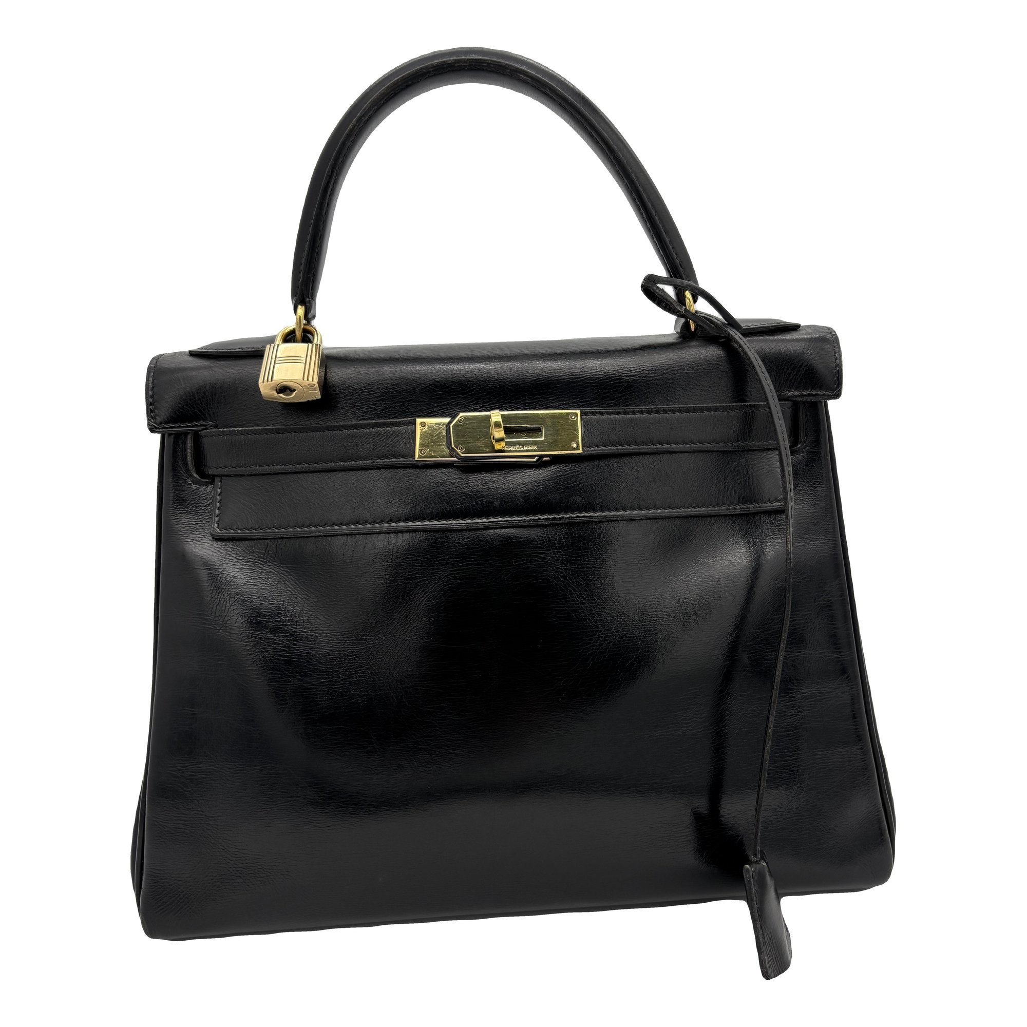 Kelly 28 leather handbag