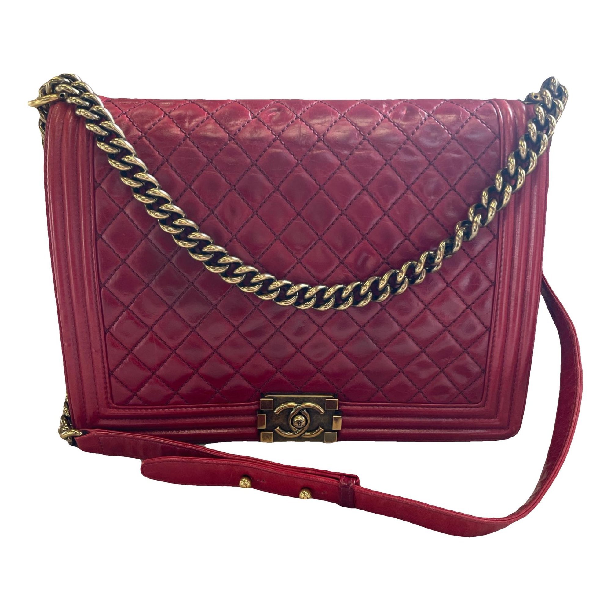 Boy leather crossbody bag
