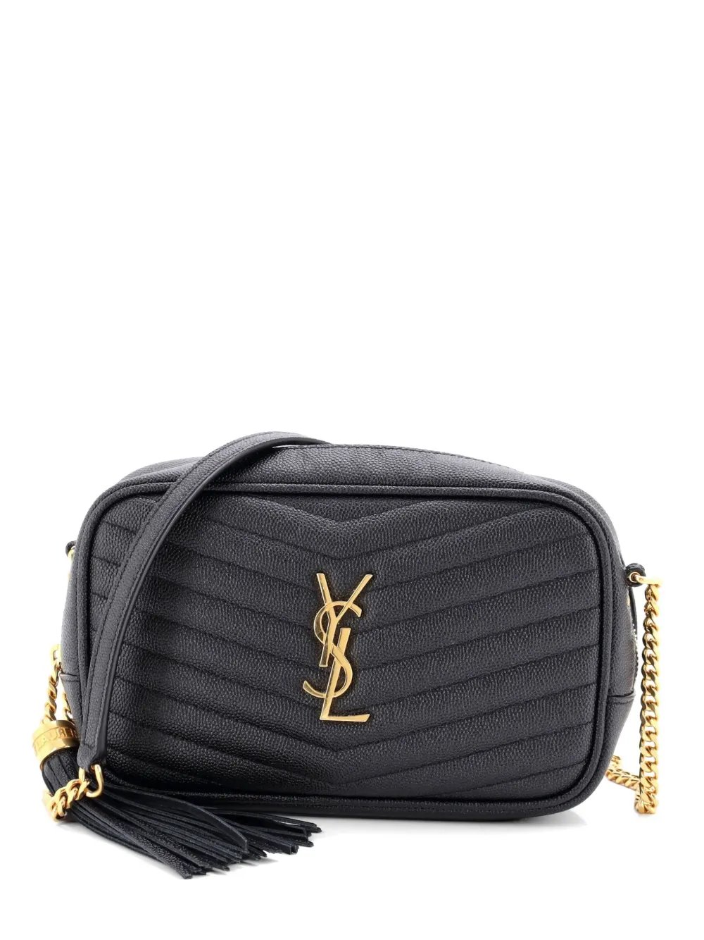 Lou Camera Bag Matelasse Chevron Leather Mini crossbody bag