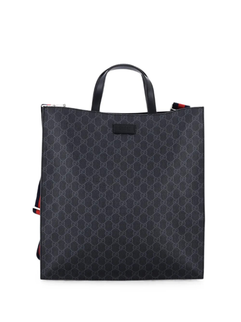 Convertible Soft Open GG Coated Canvas Tall tote bag
