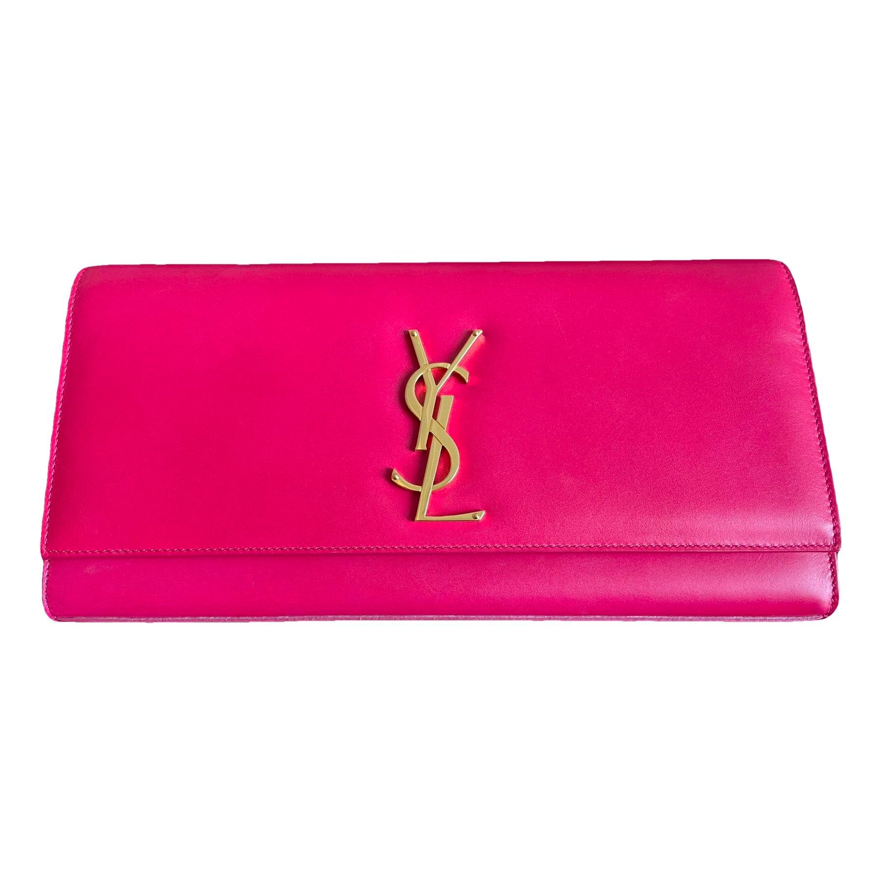 Cassandre leather clutch bag