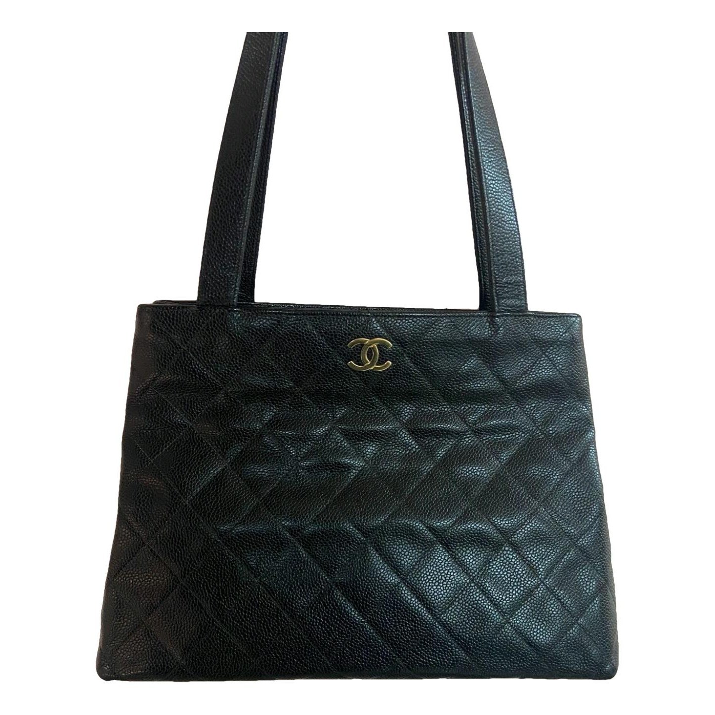 Executive leather tote