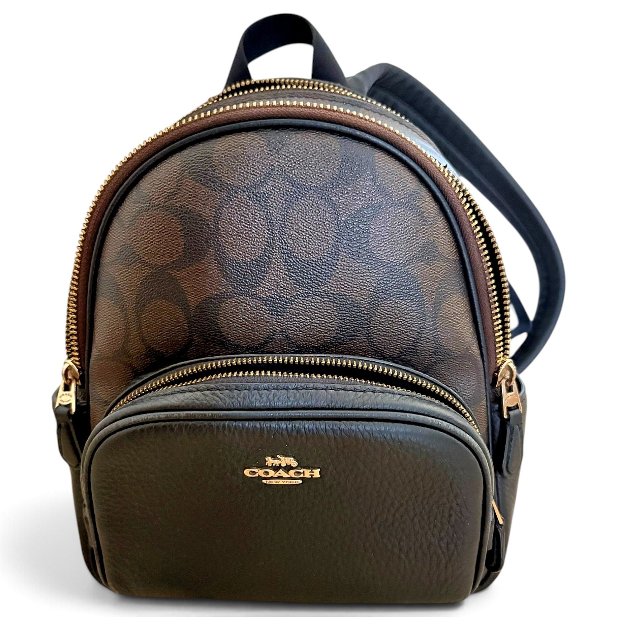 Leather backpack