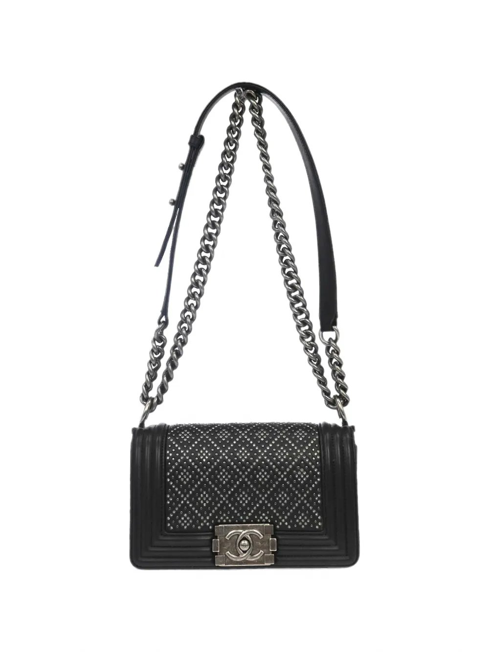 2020 Boy Chanel crystal-studded shoulder bag