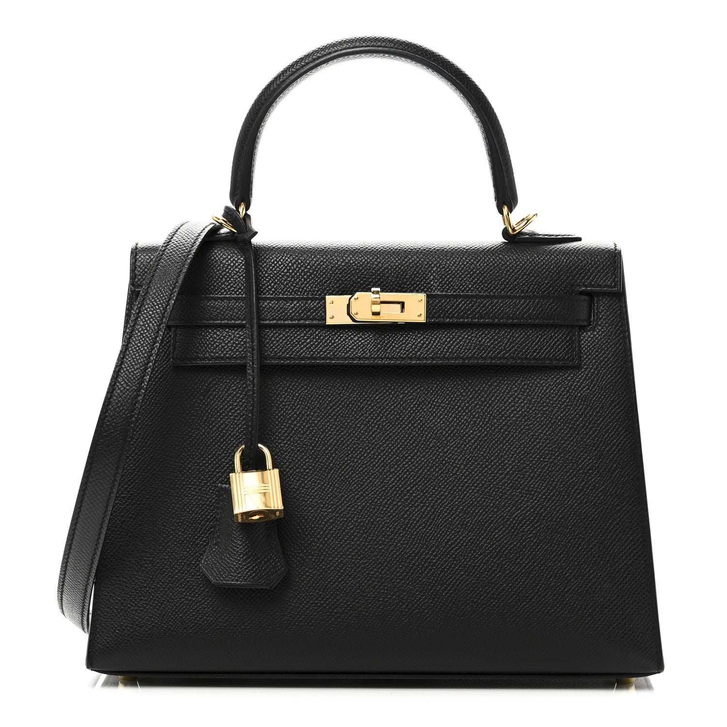 Hermes Epsom Kelly Sellier 25 Black