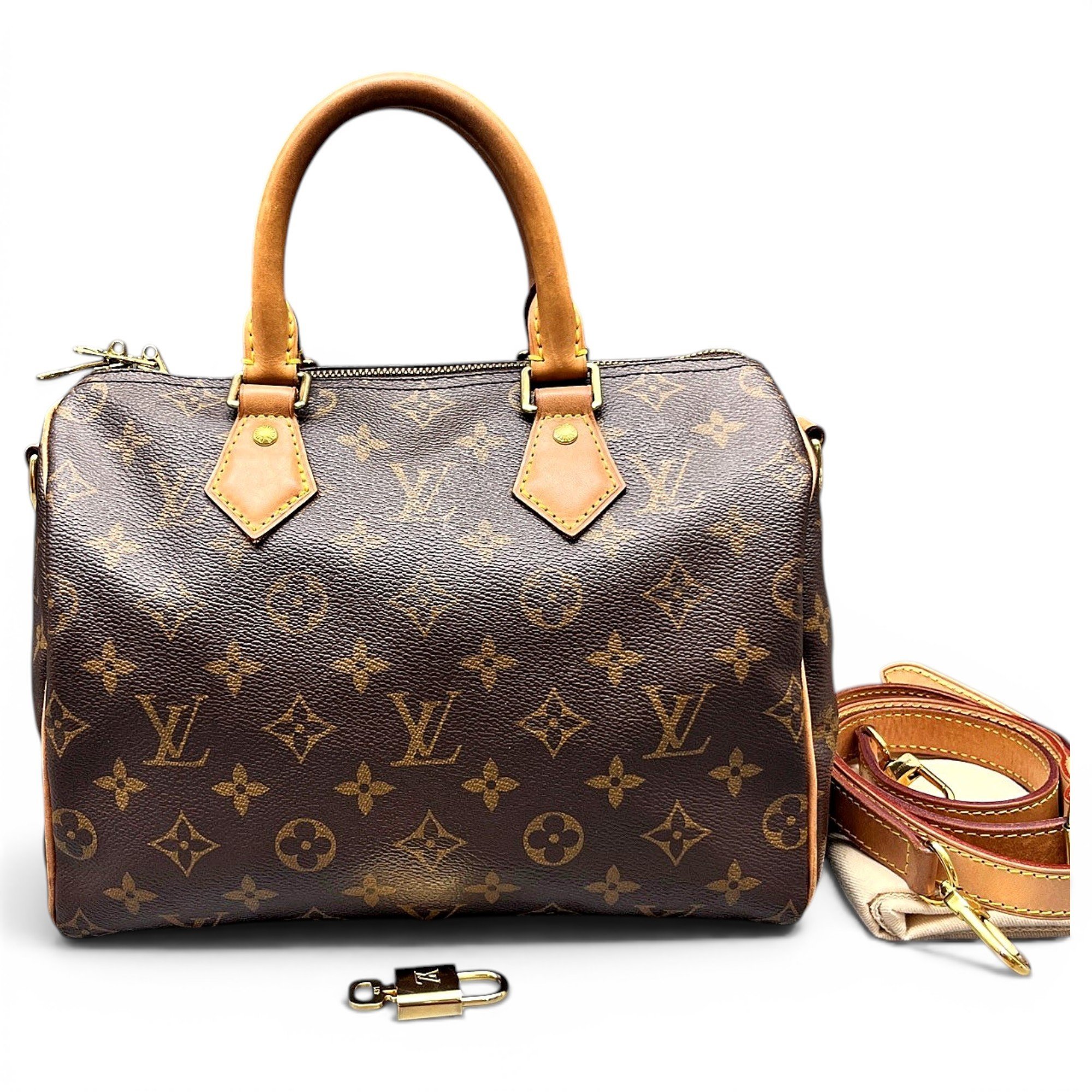 Speedy Bandoulière leather handbag