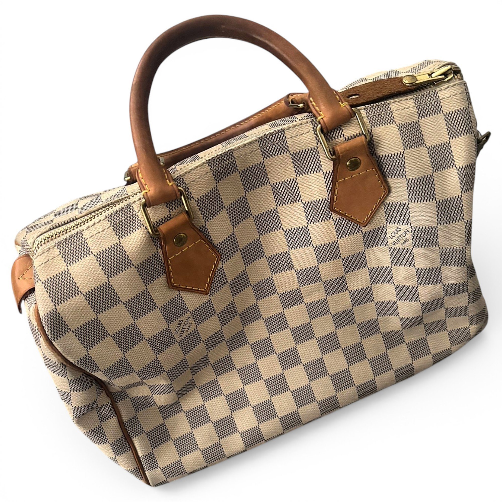 Speedy leather handbag