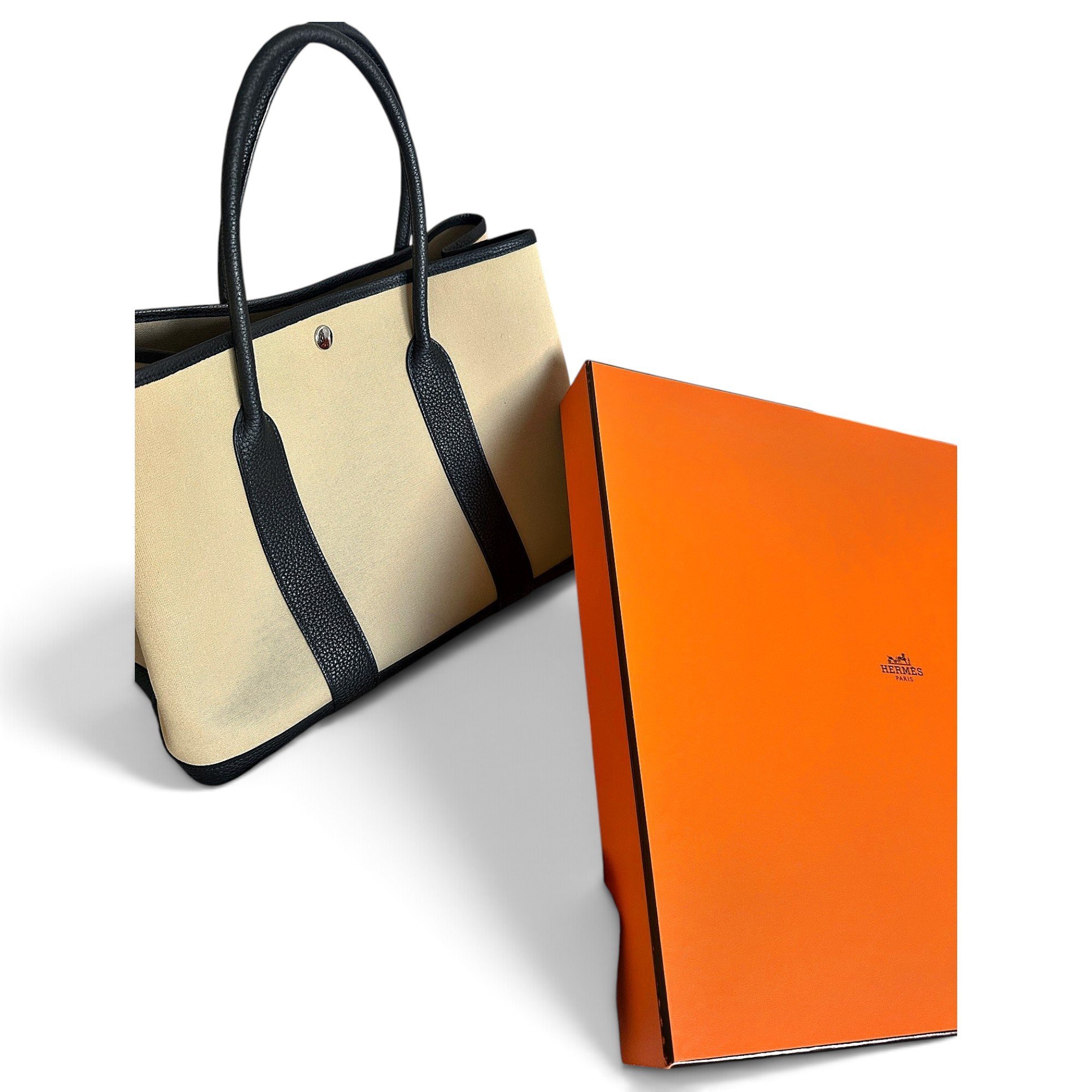 Hermes Garden Party leather tote