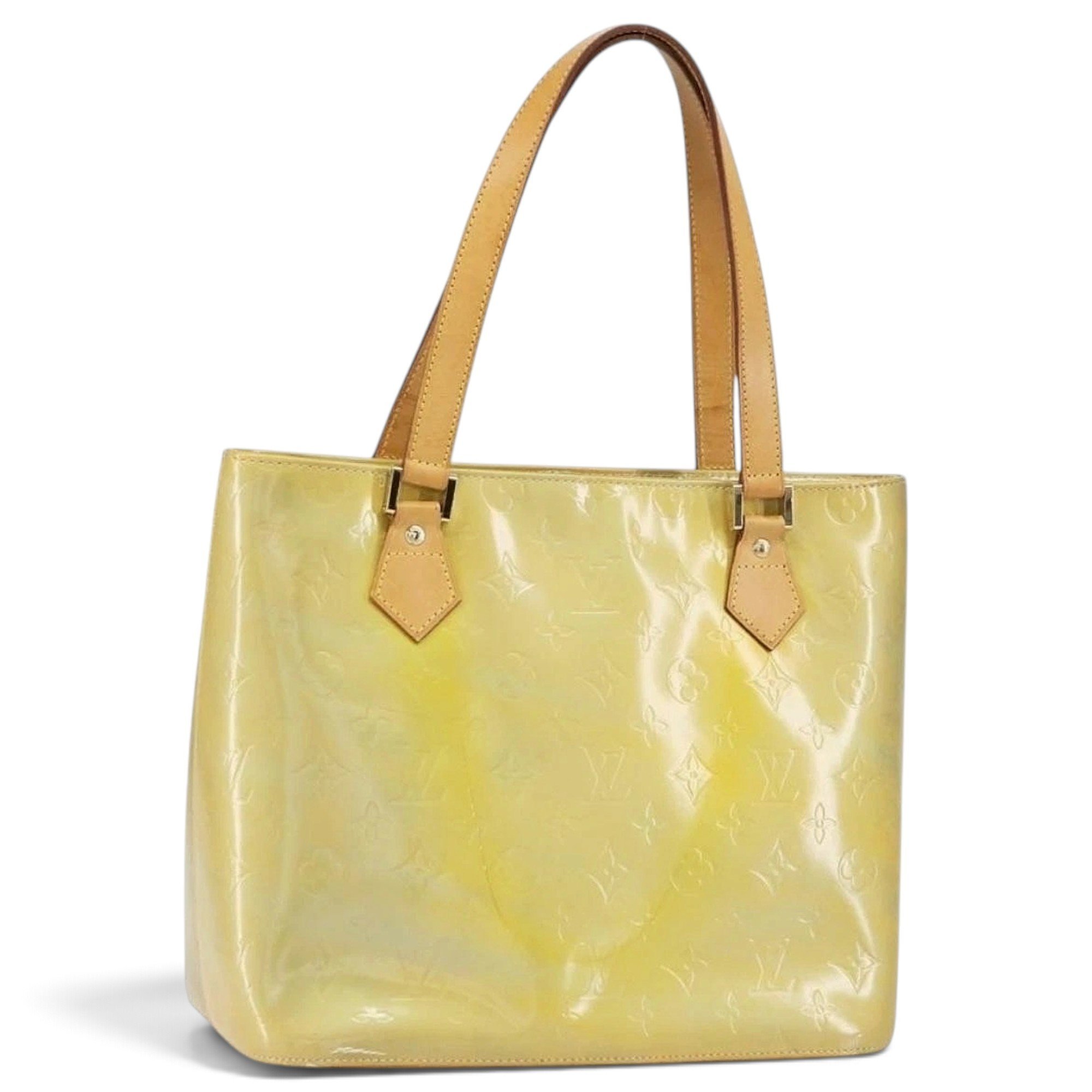 Houston patent leather handbag