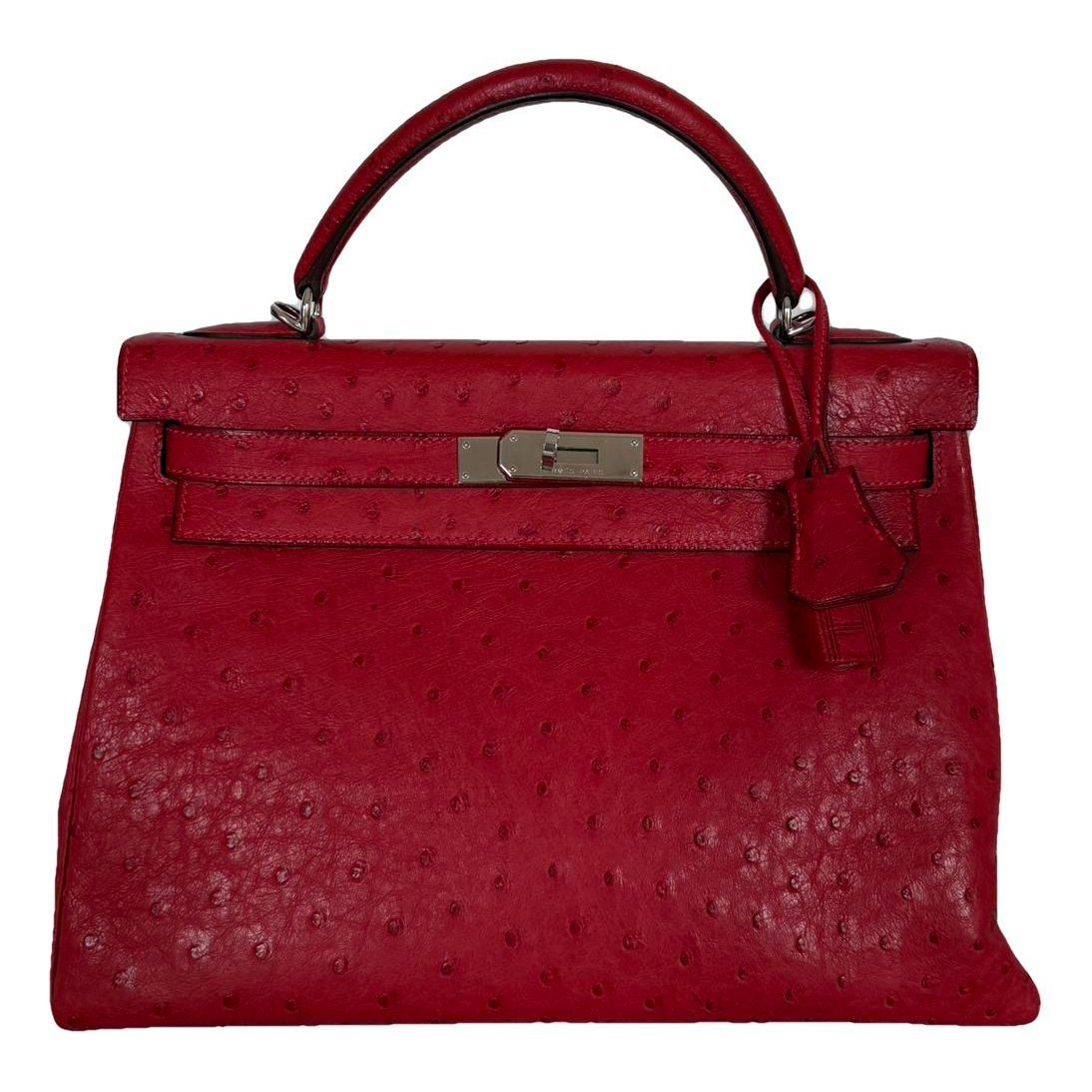 Hermes Kelly 32 Handbag Ostrich Leather 2020