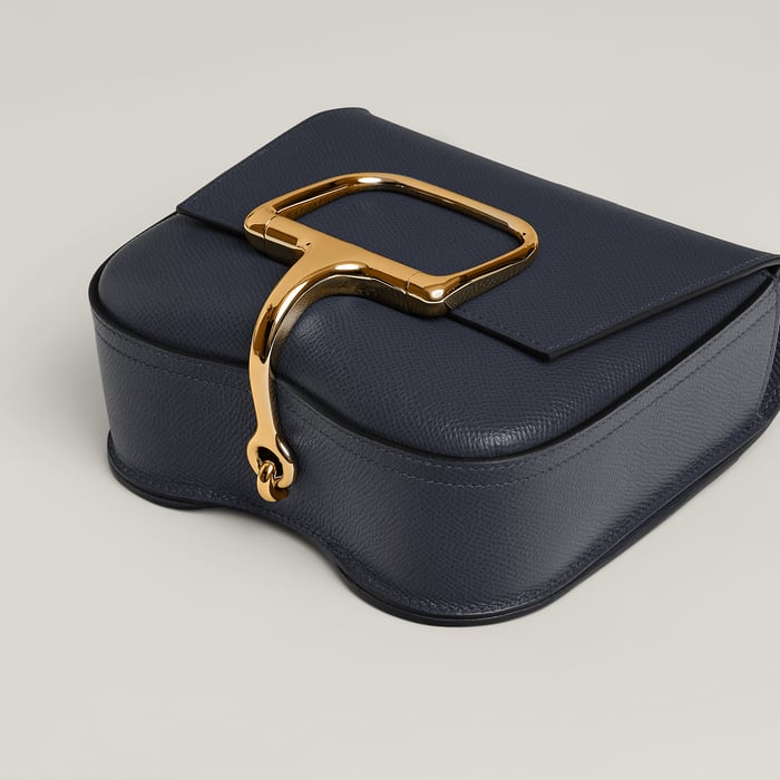 Bleu Indigo Hermès Della Cavalleria Mini Bag