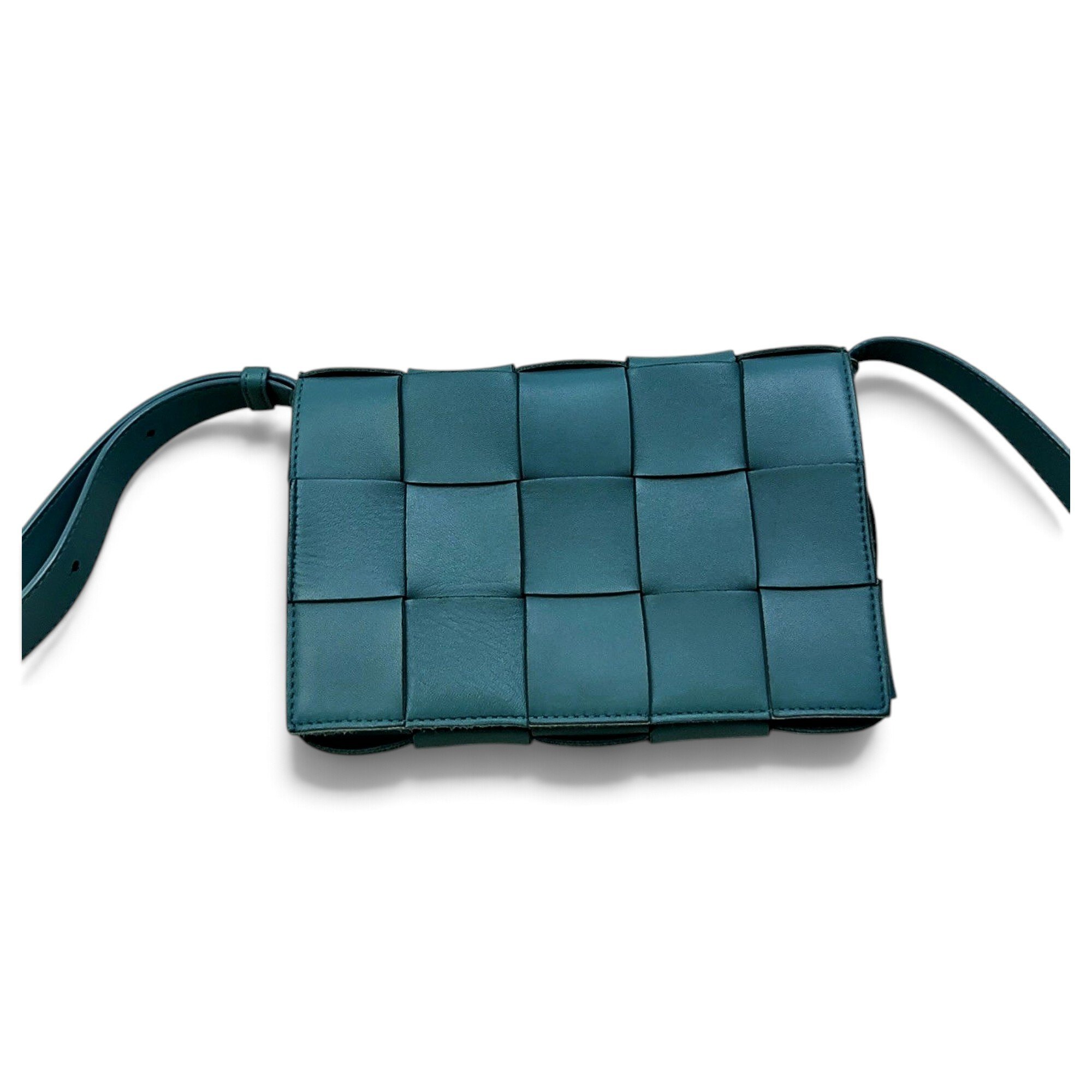 Cassette leather handbag