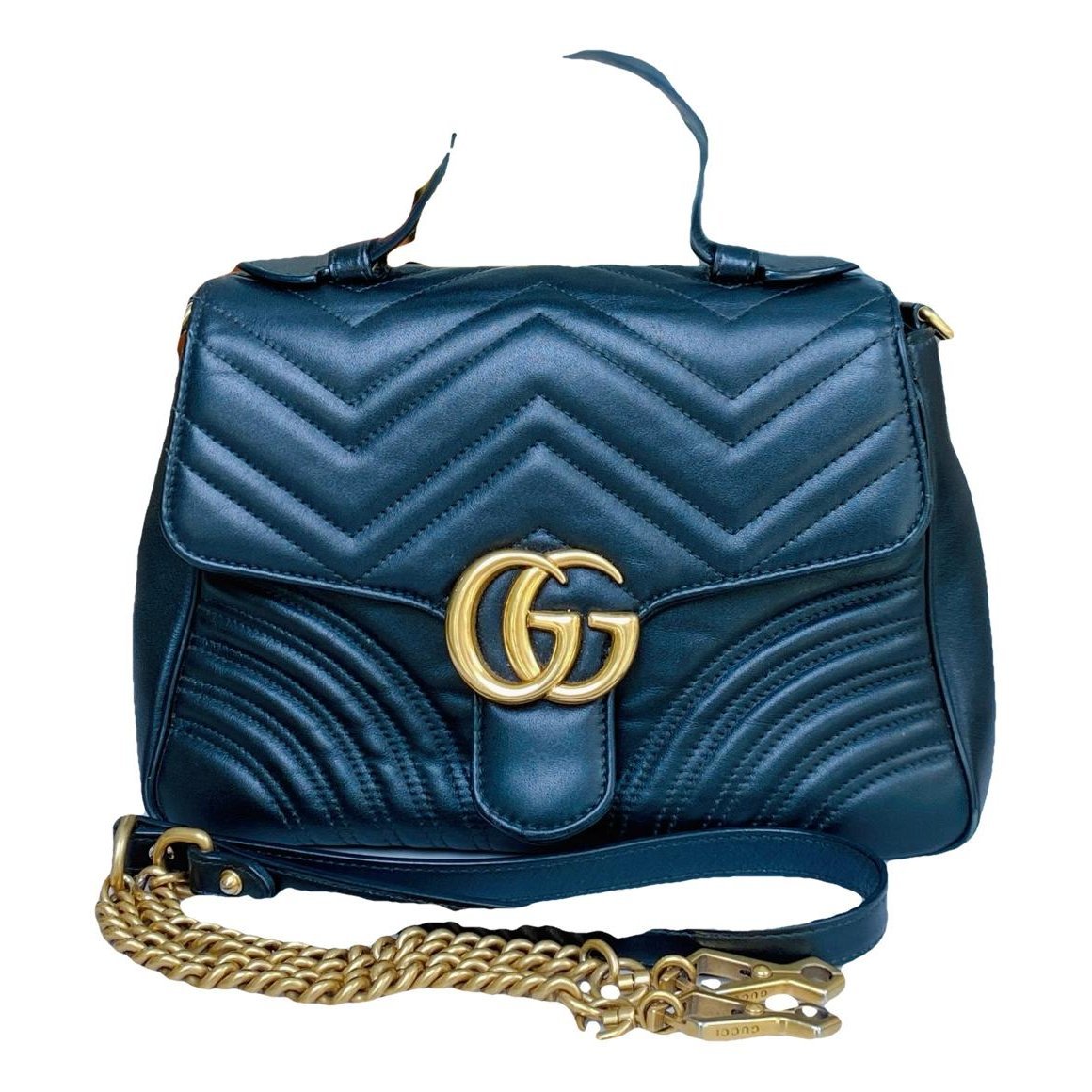 GG Marmont Flap leather handbag