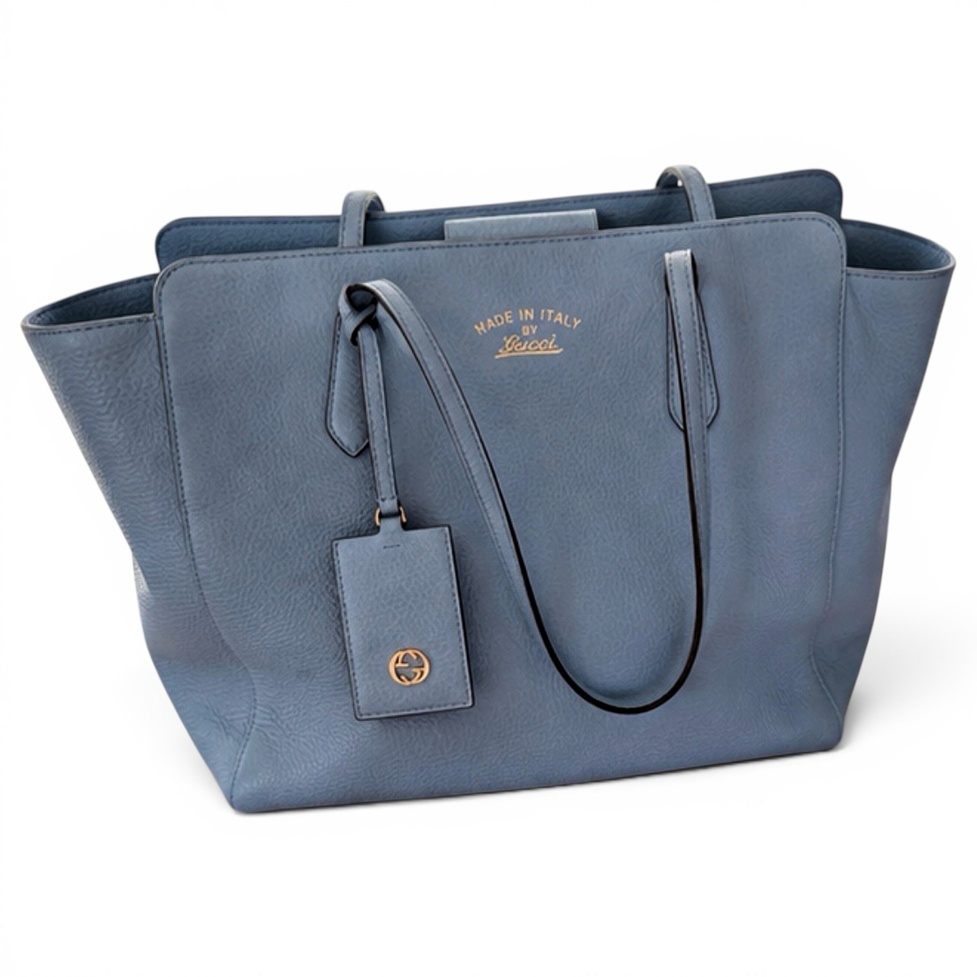 Swing leather tote