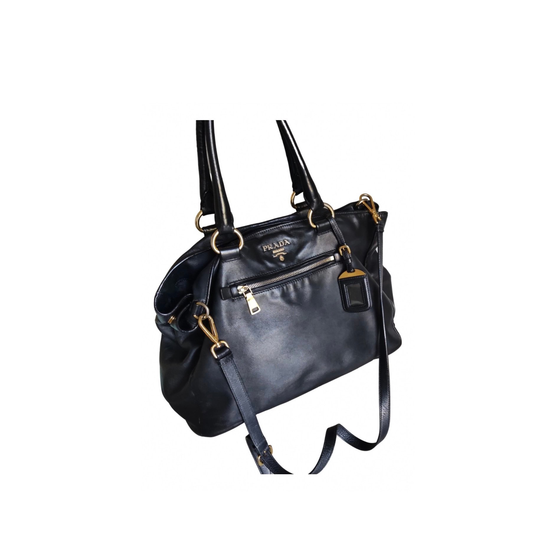 Double leather bag