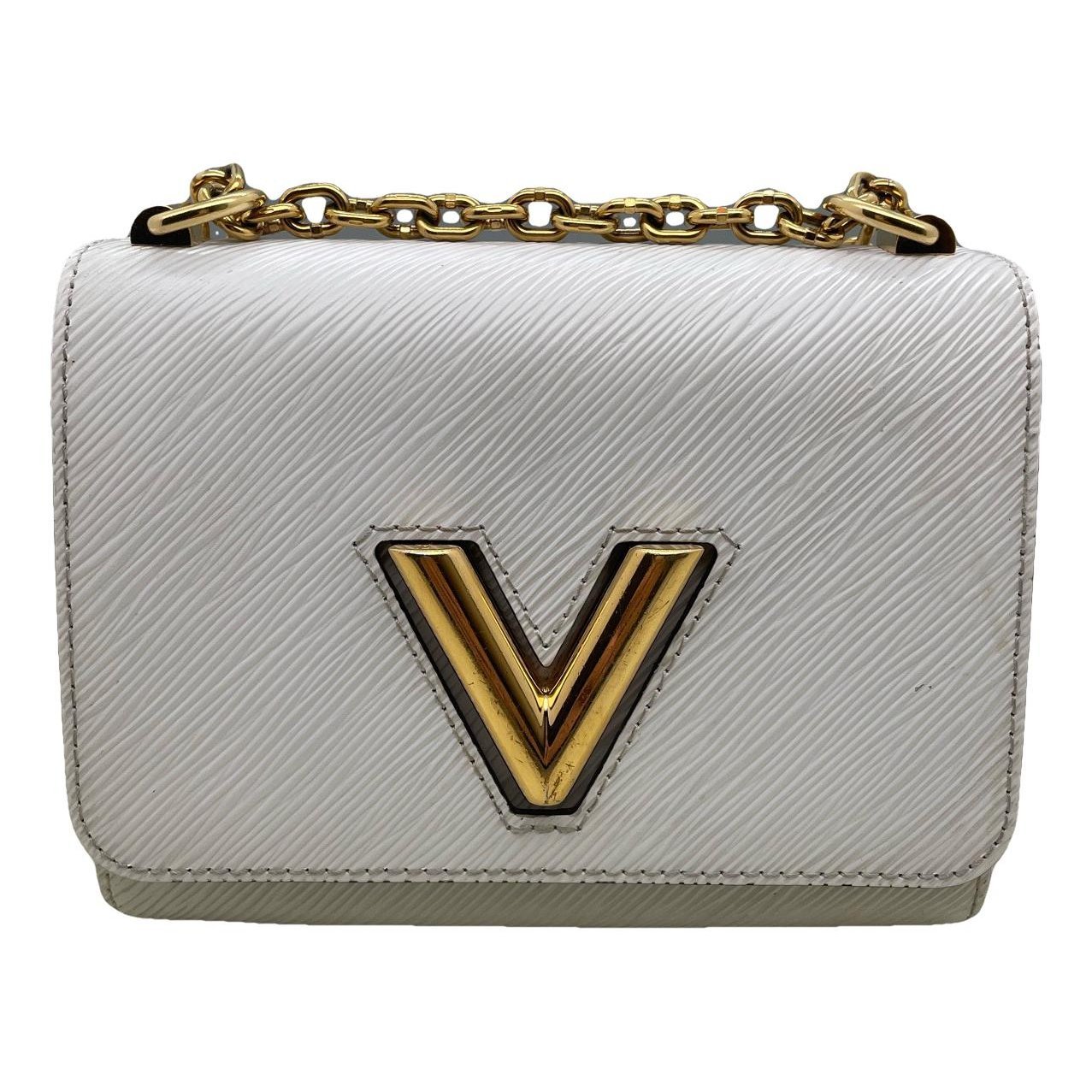 Twist leather handbag