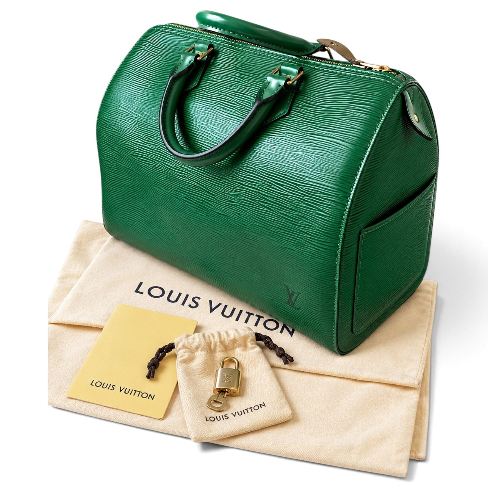 Speedy leather handbag