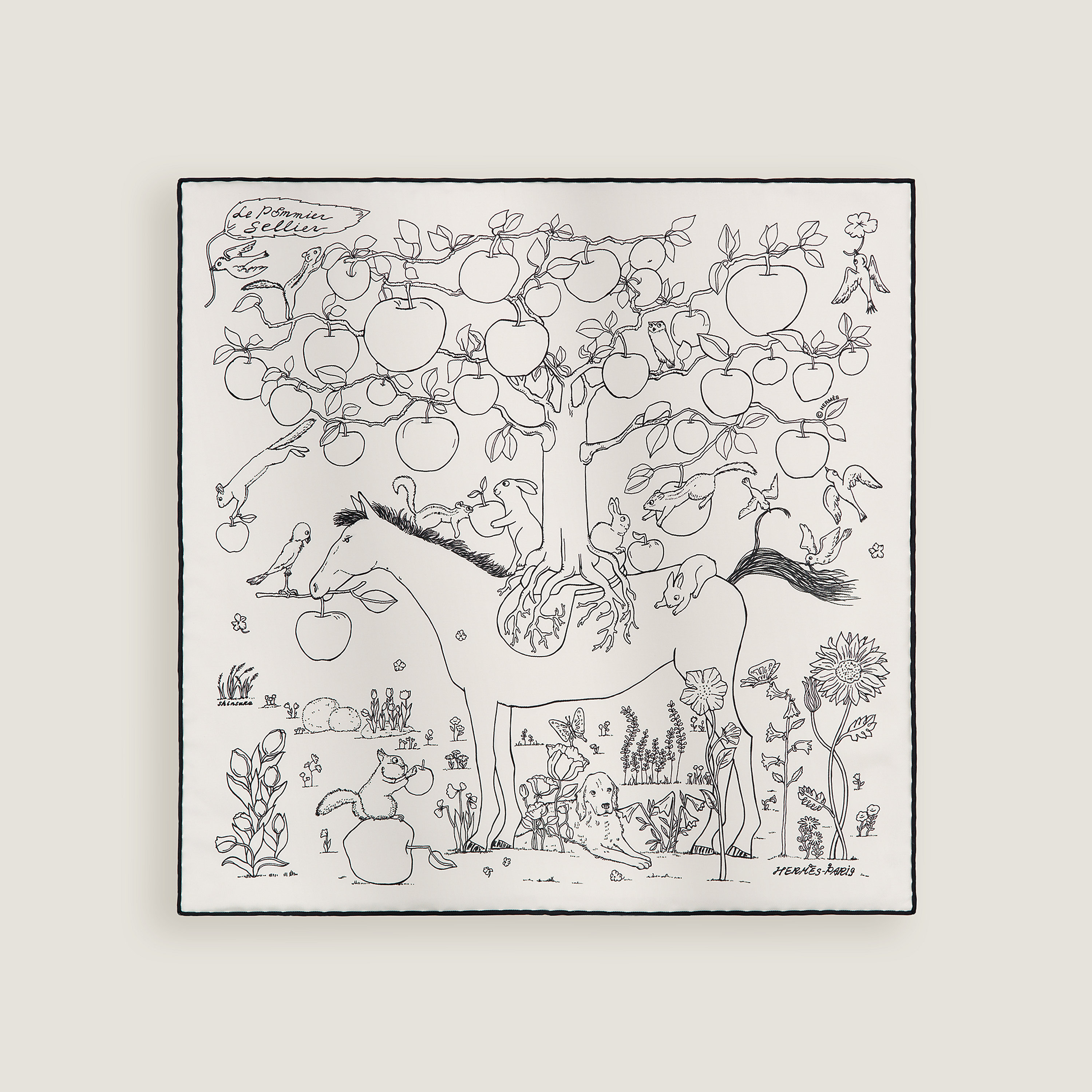 Le Pommier Sellier scarf 45