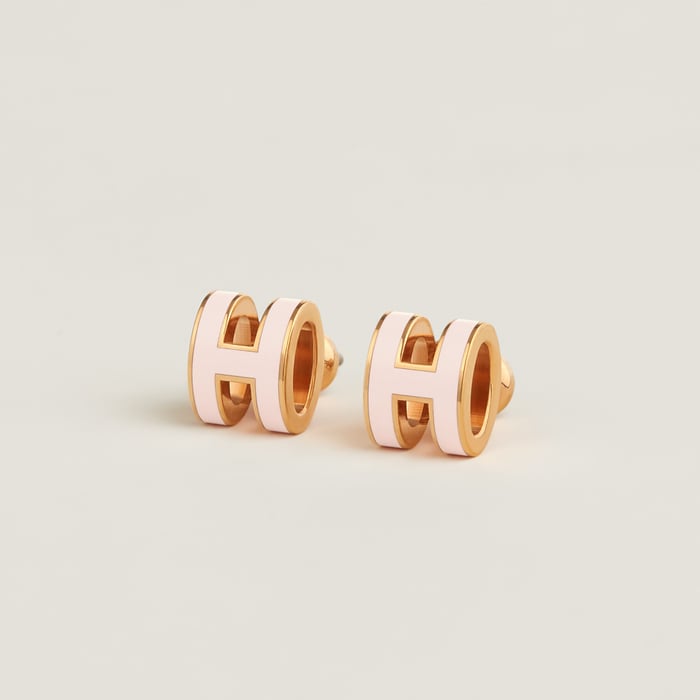 Rose Dragée Mini Pop H Earrings