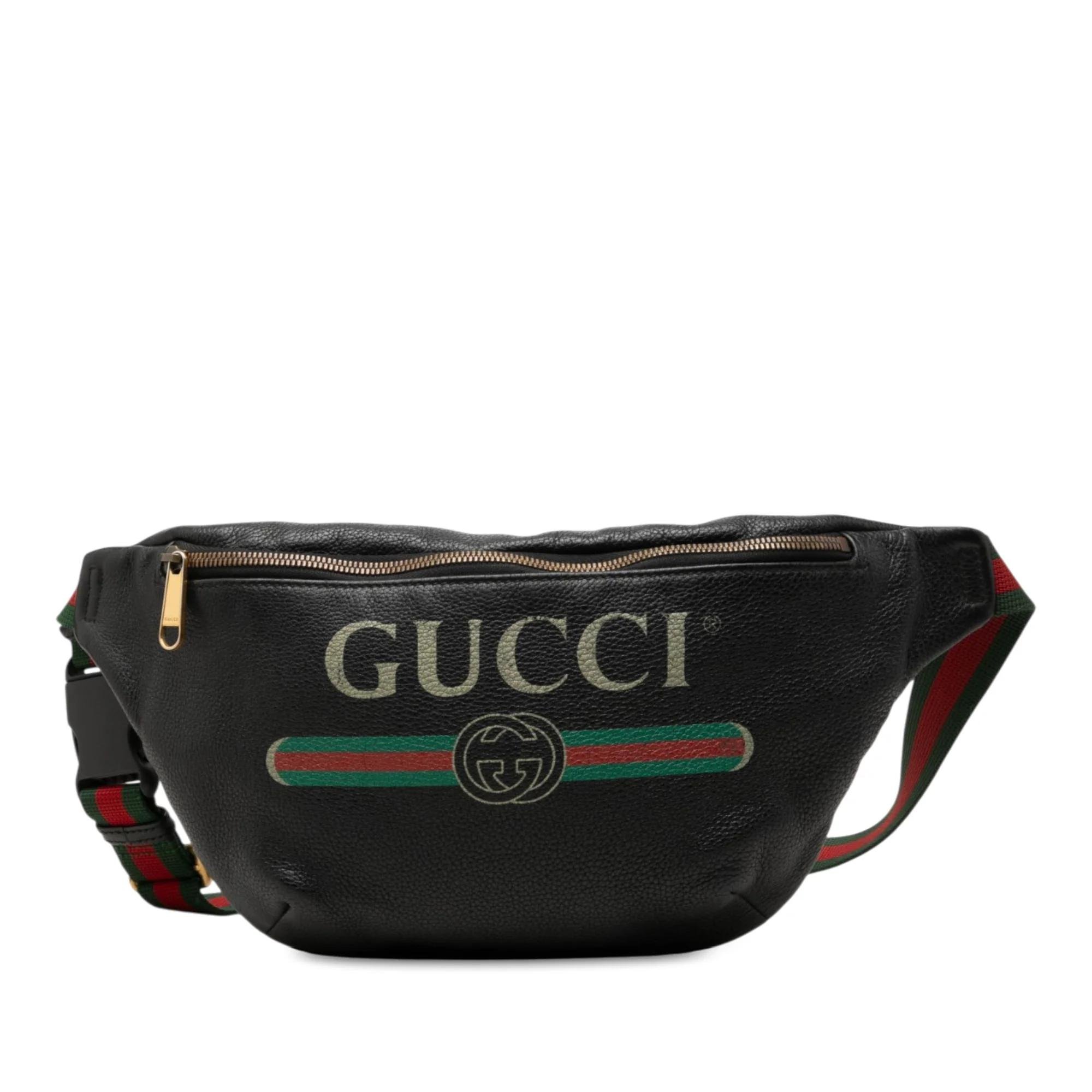 Gucci B leather handbag