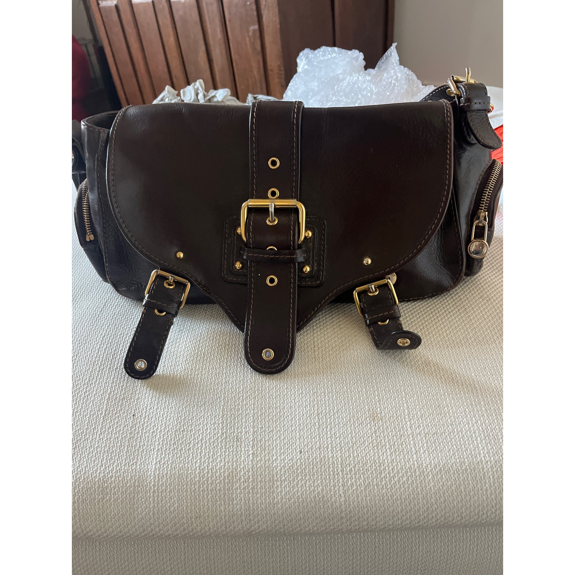 Leather handbag