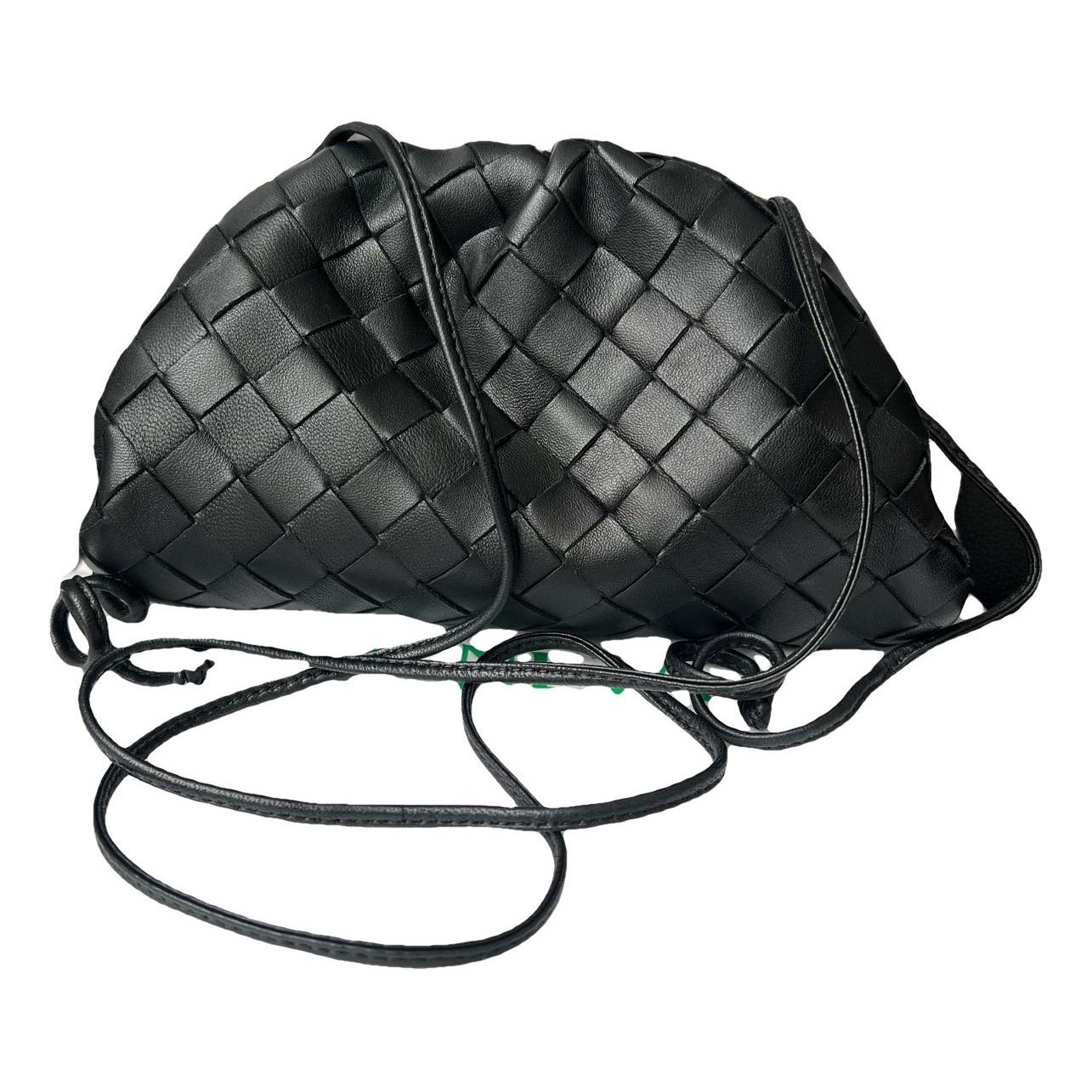 Pouch leather crossbody bag