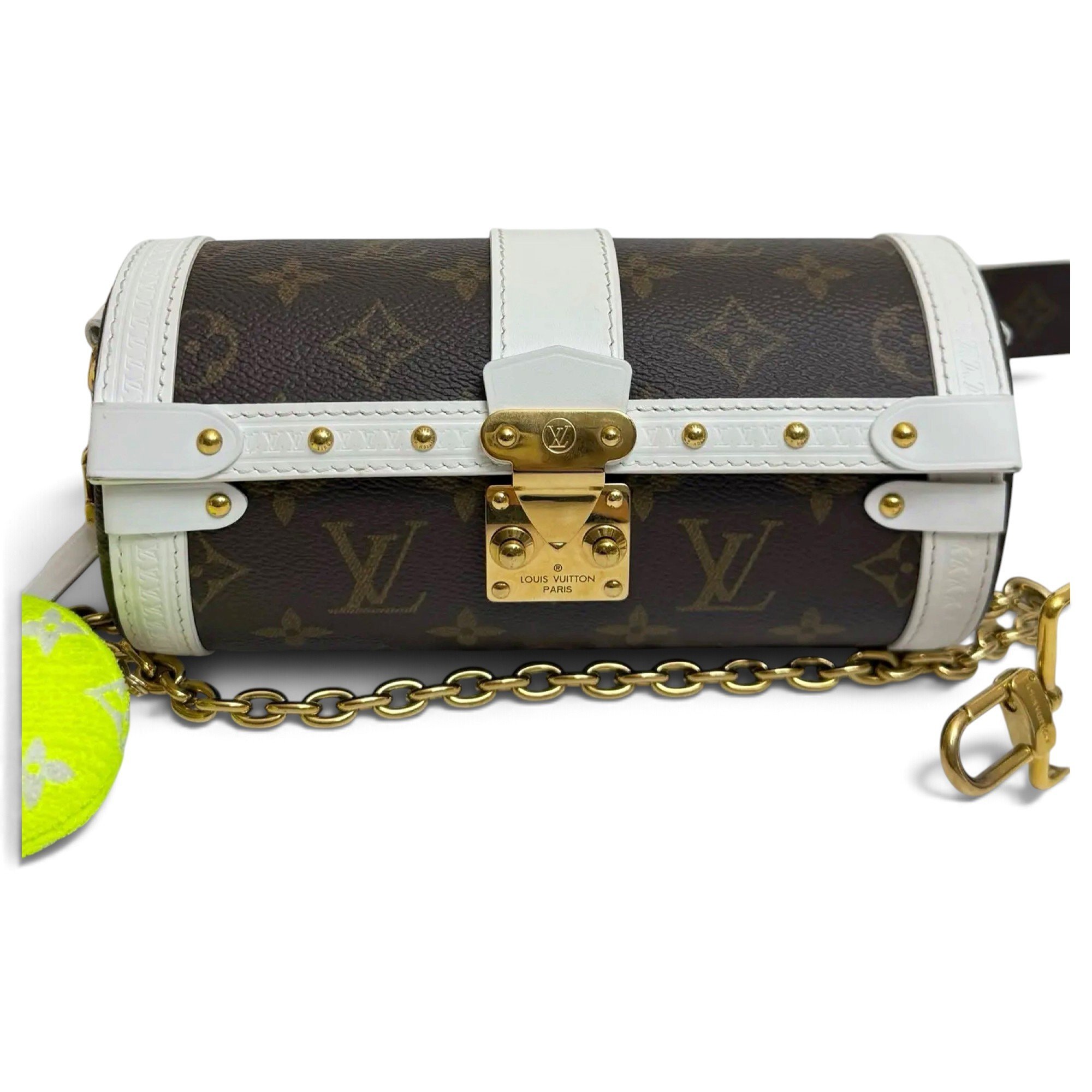 Papillon Trunk leather handbag