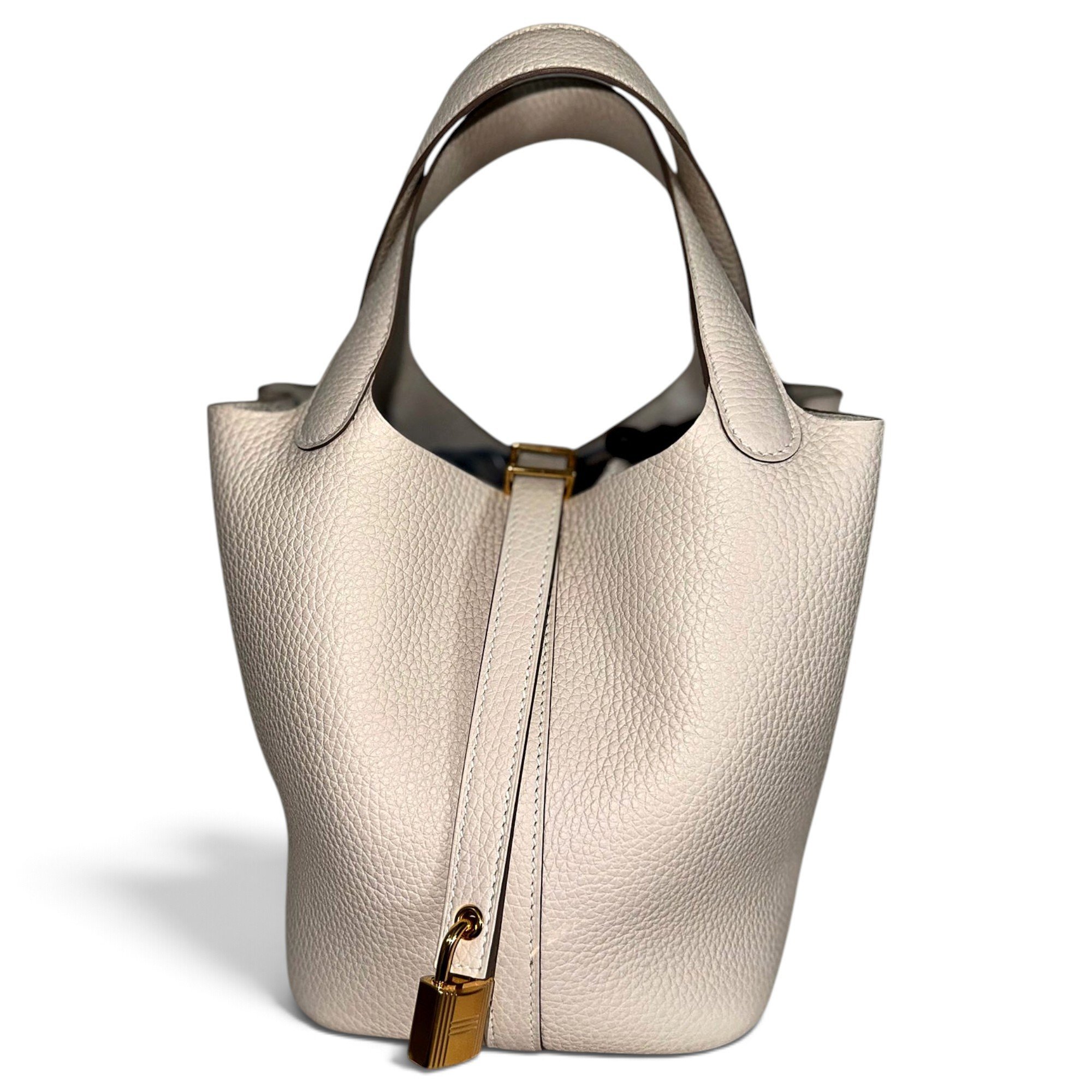 Hermes Picotin 18 Handbag Craie Clemence Leather 2026