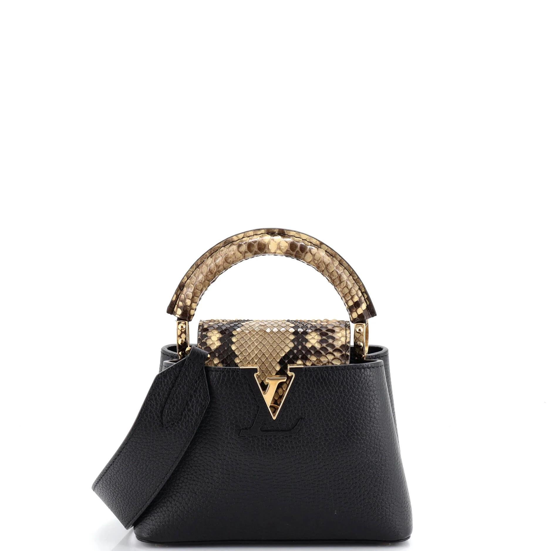 Exotic leathers handbag