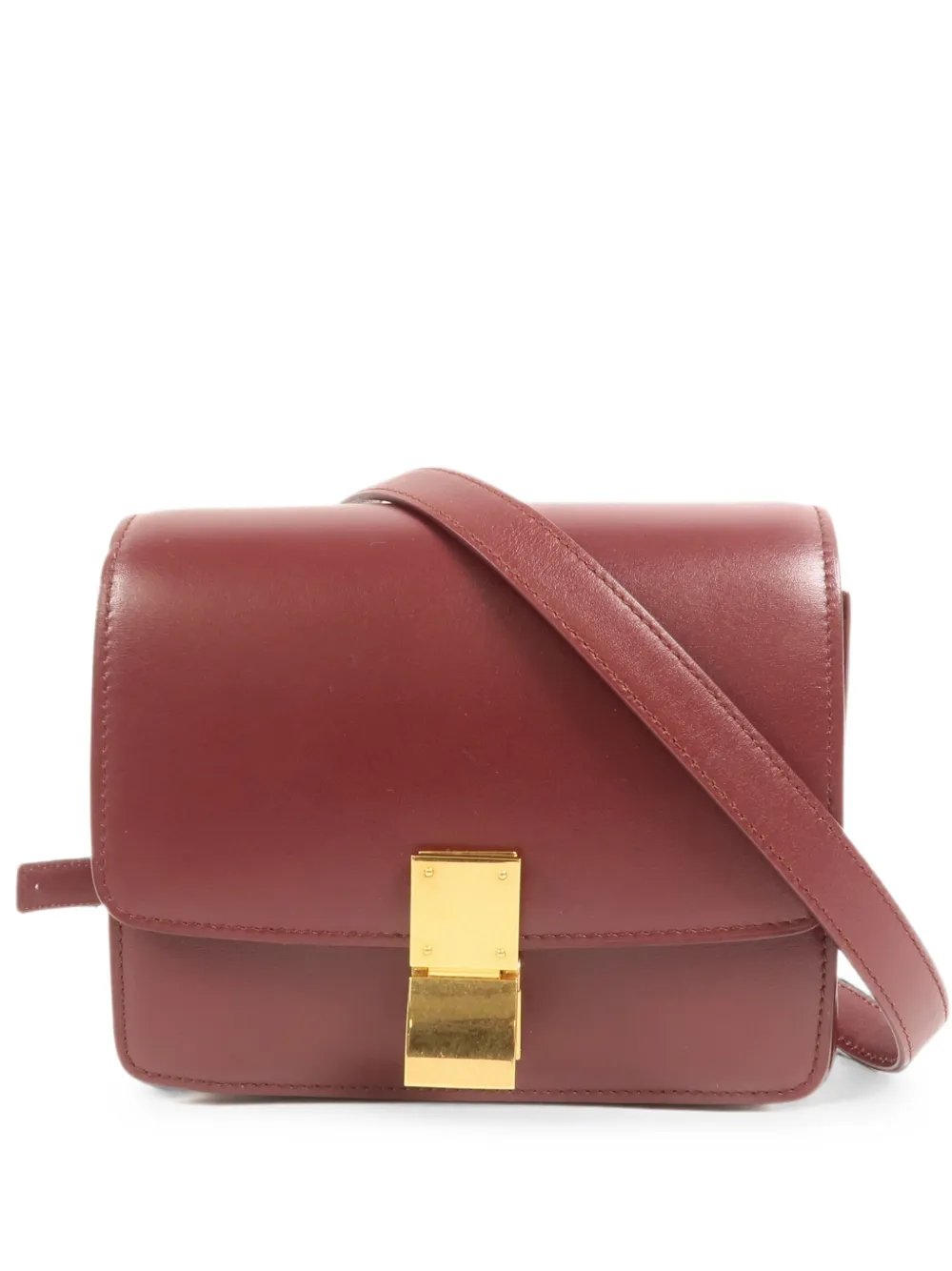 small Classic Box leather shoulder bag
