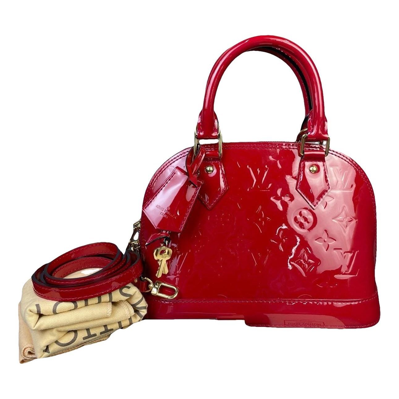 Alma BB patent leather handbag