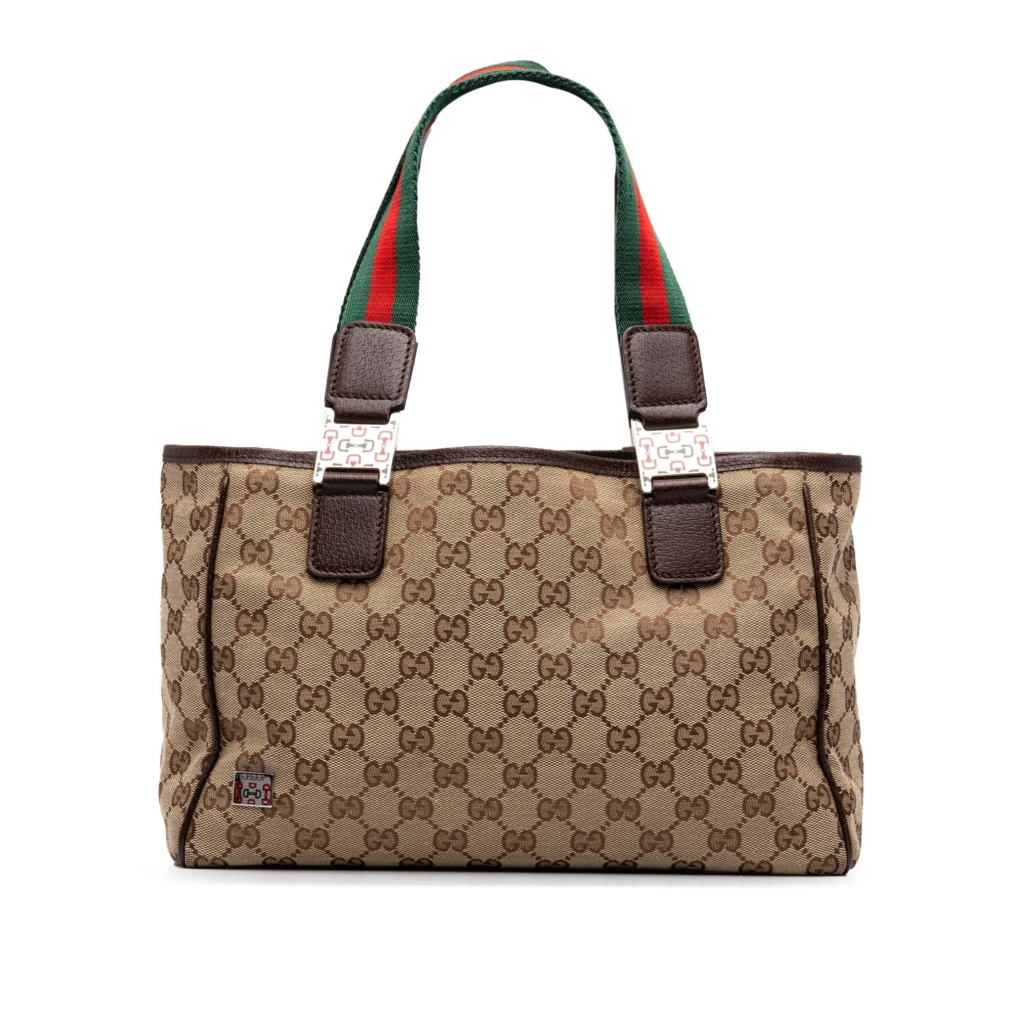 Gucci B leather handbag