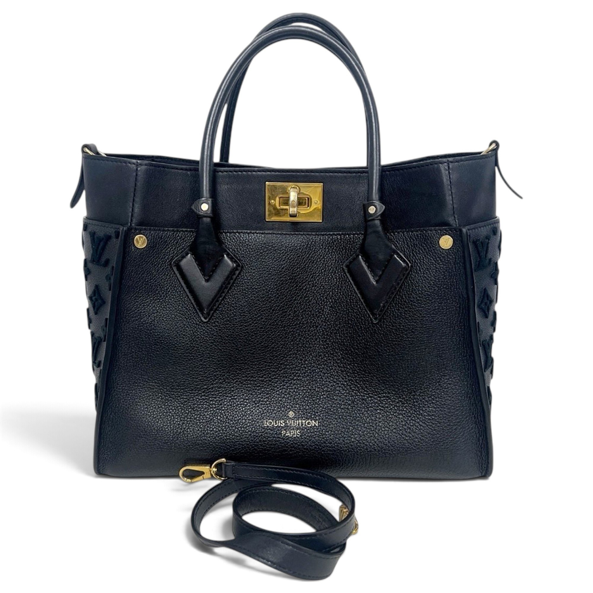 On My Side leather tote