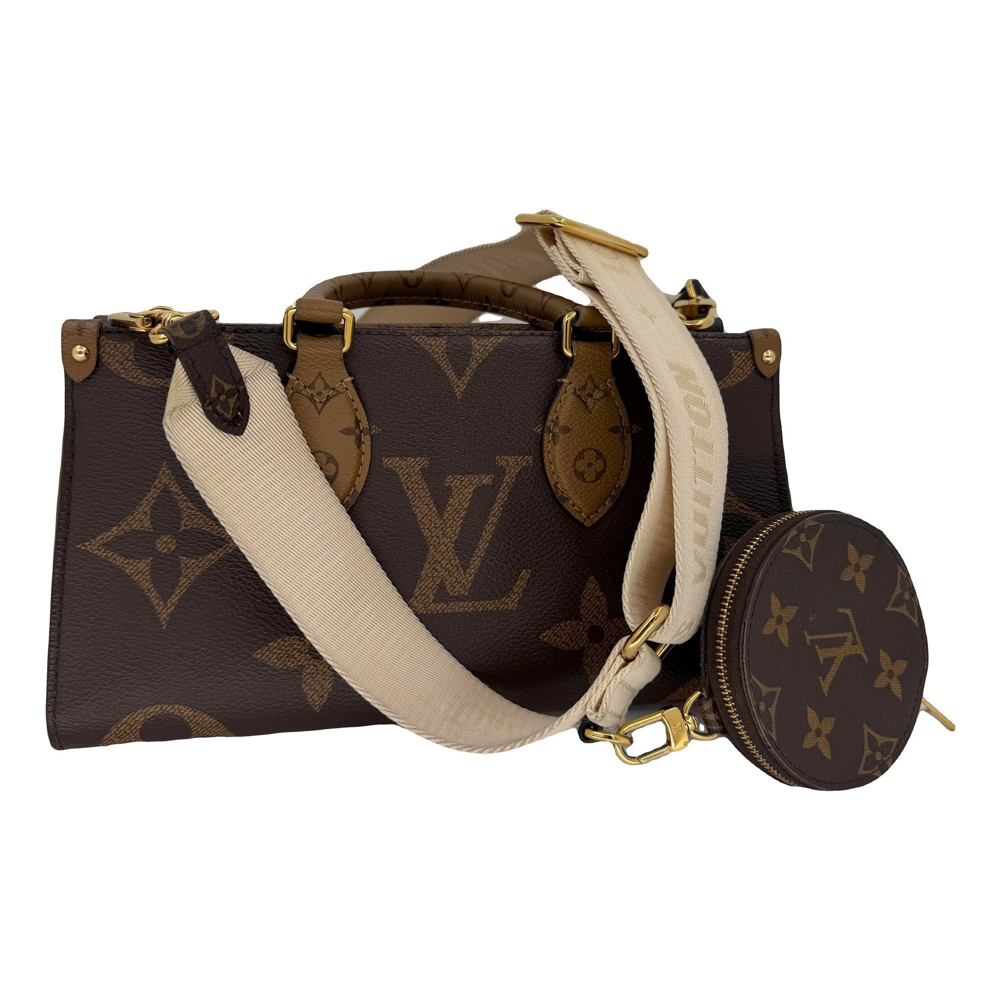 OnTheGo East West leather handbag