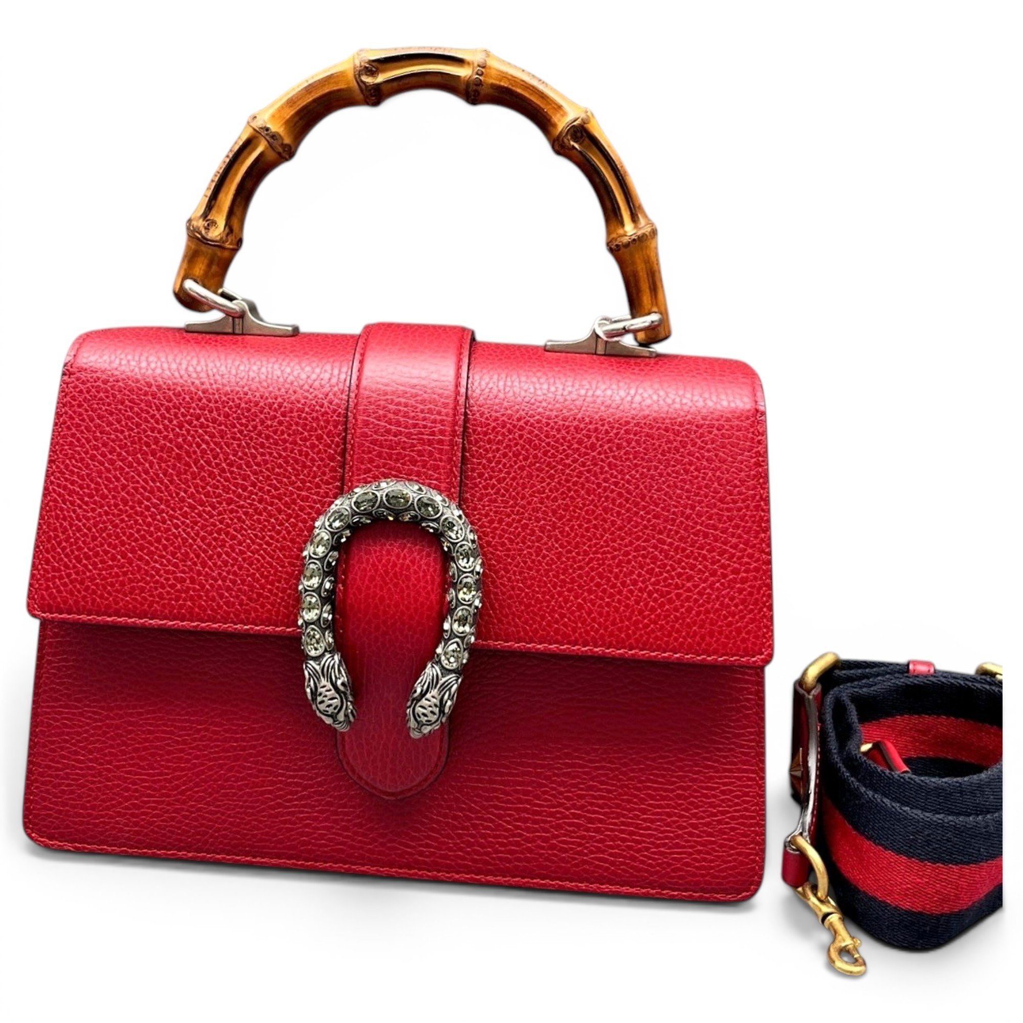 Dionysus Bamboo leather handbag