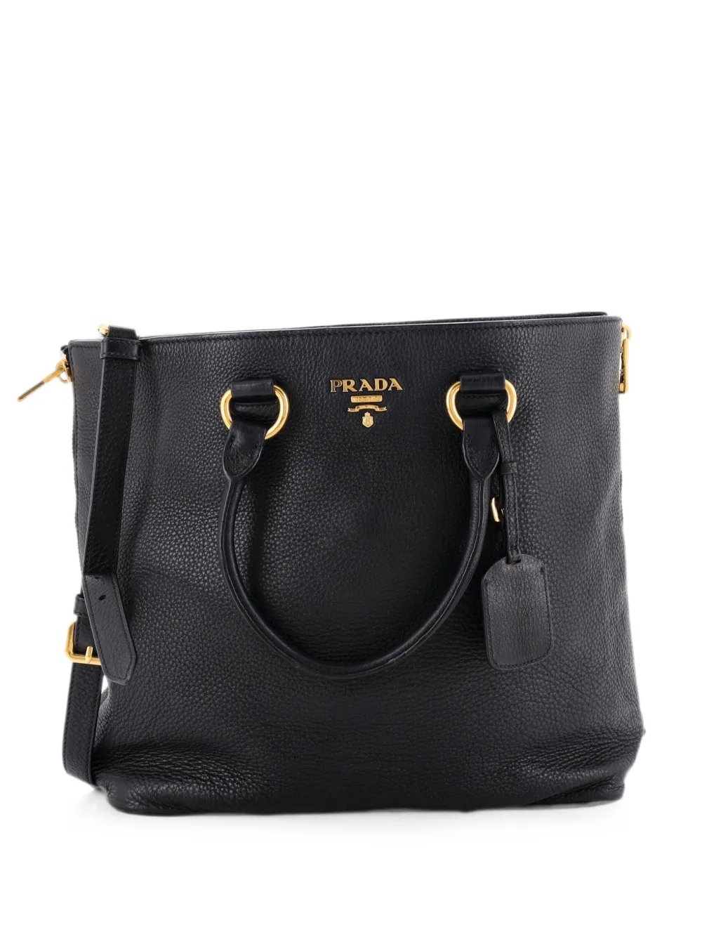 Side Zip Convertible Vitello Daino Large tote bag