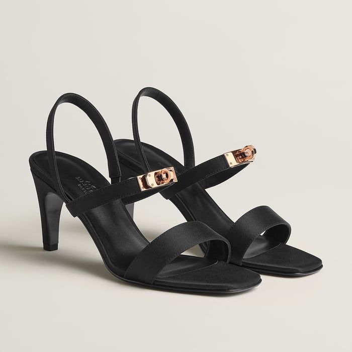 Noir Sandália Glamour 75