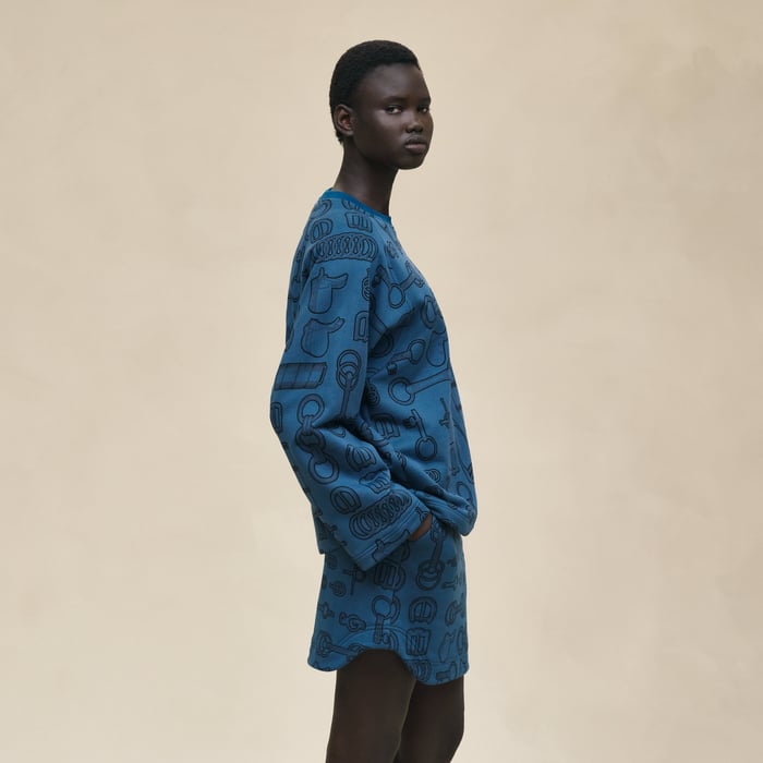 Bleu Canard "Cahier Du Colporteur" Sweatshirt