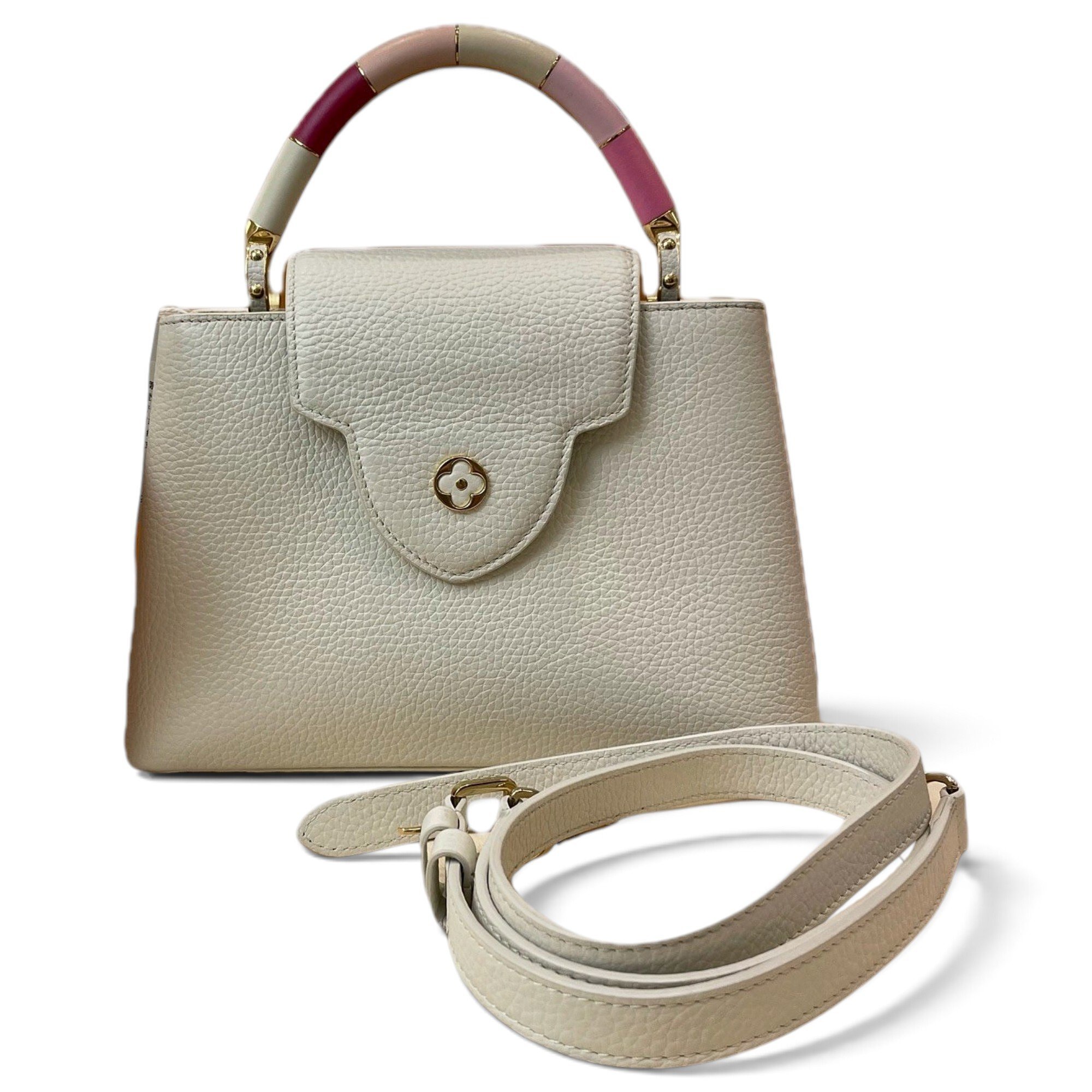 Capucines leather handbag