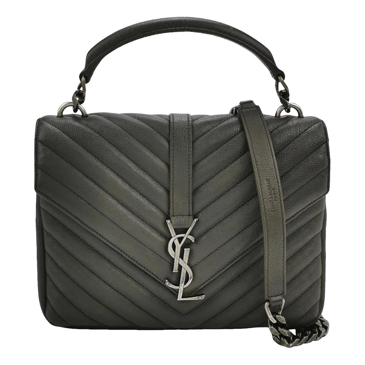 Collége monogramme leather handbag